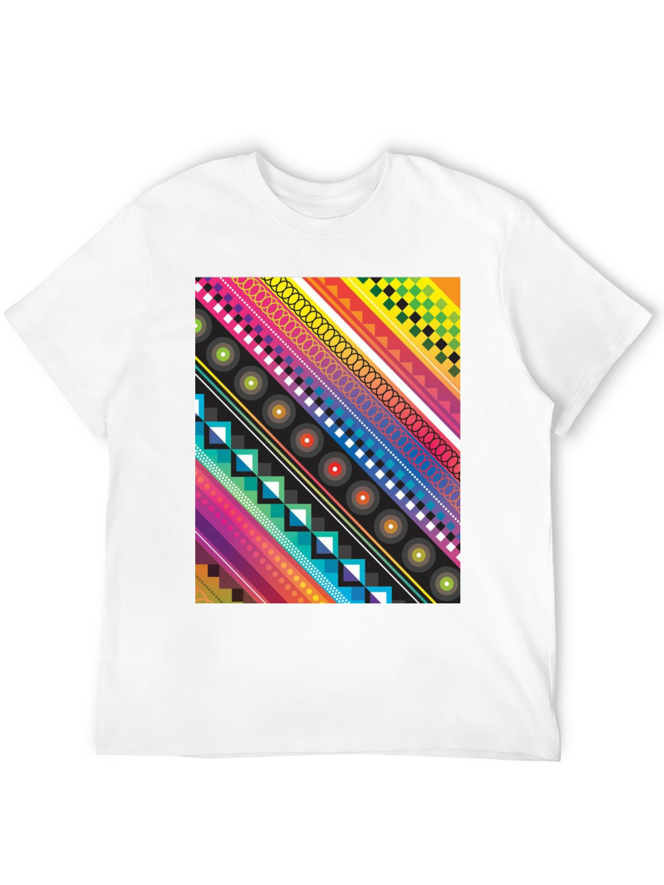 Bold Geometric Pattern Tee