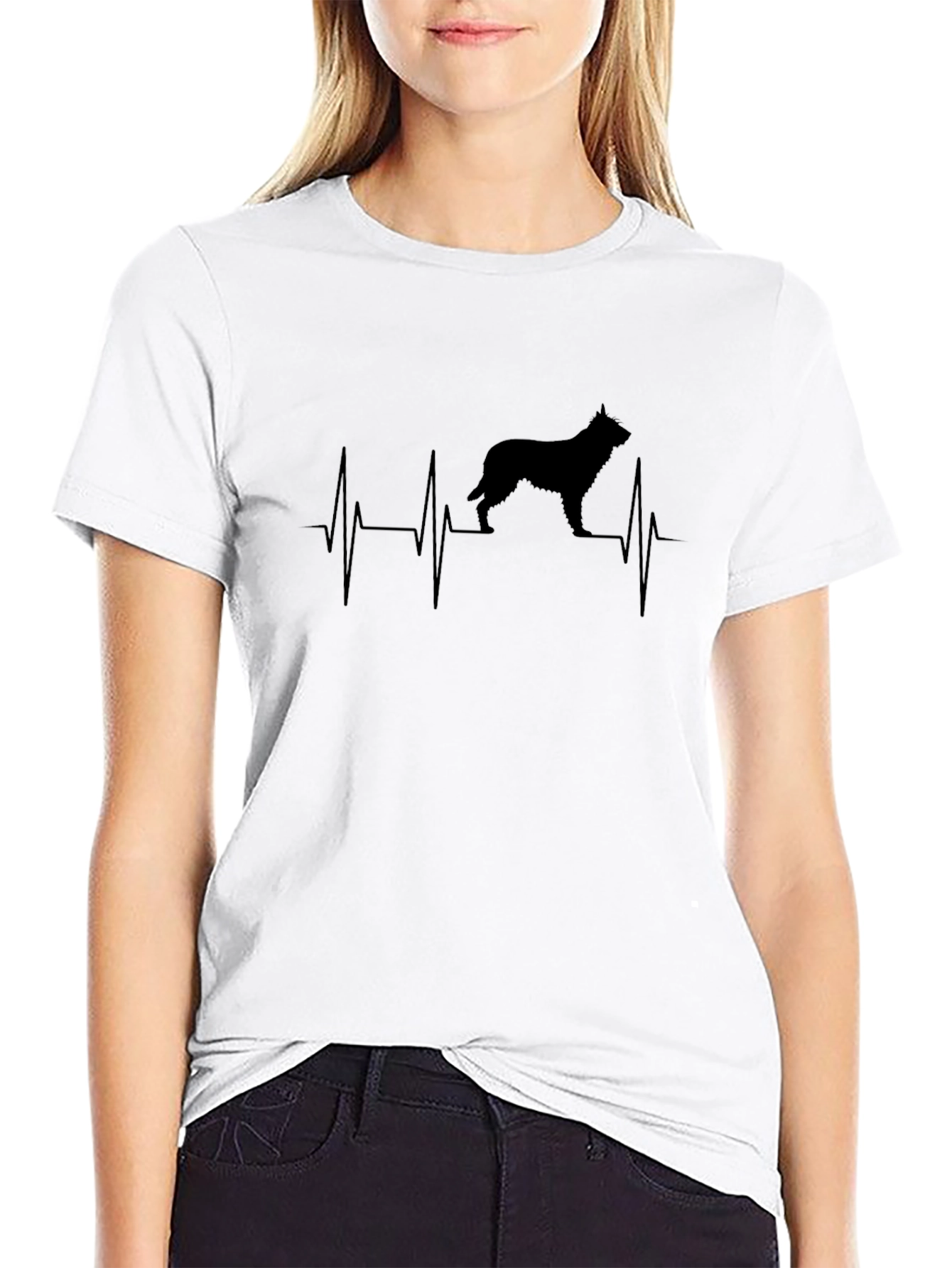 Dog Heartbeat T-Shirt - Pet Lover Tee