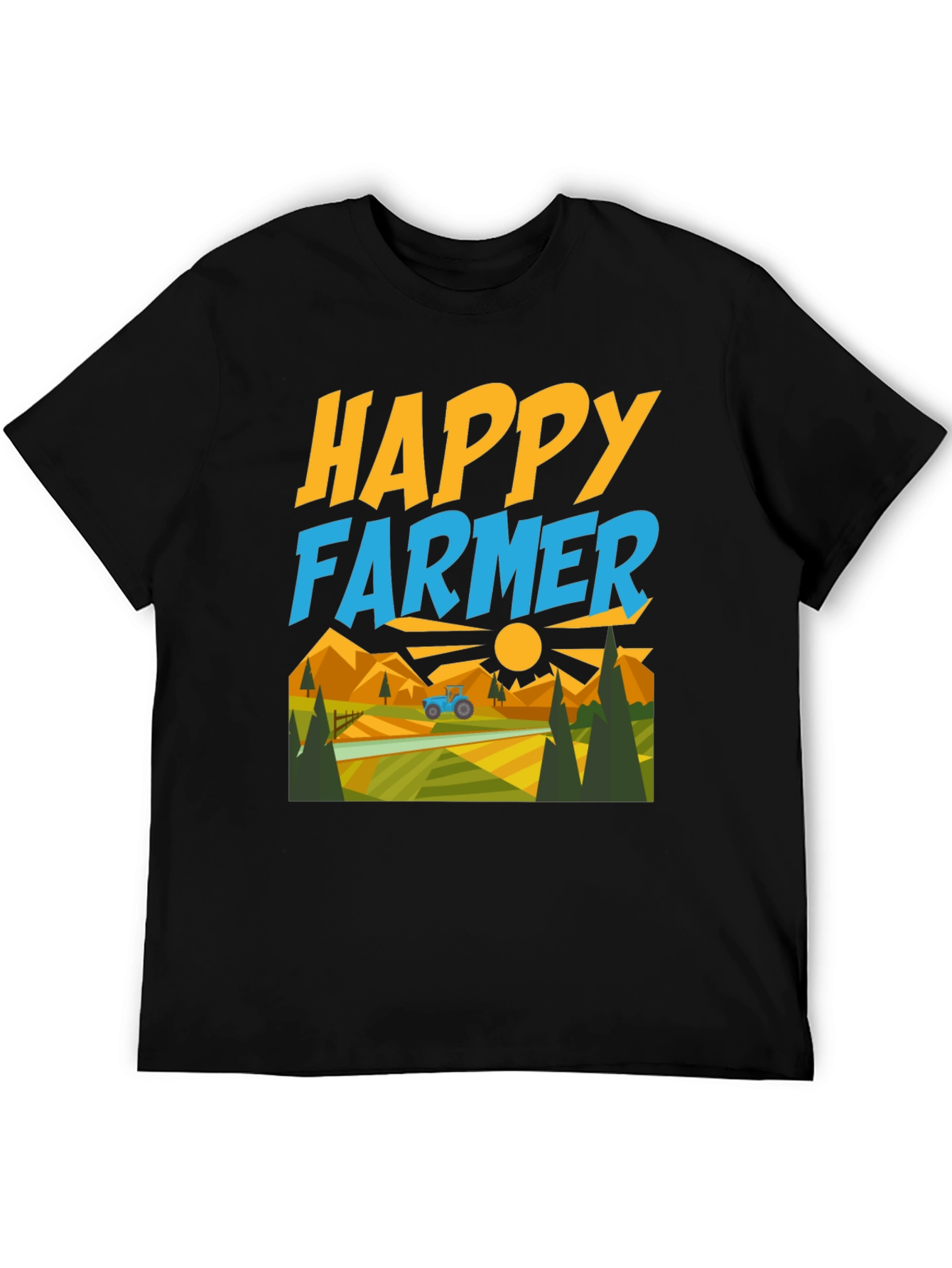 Happy Farmer Graphic T-Shirt - Farm Life Tee