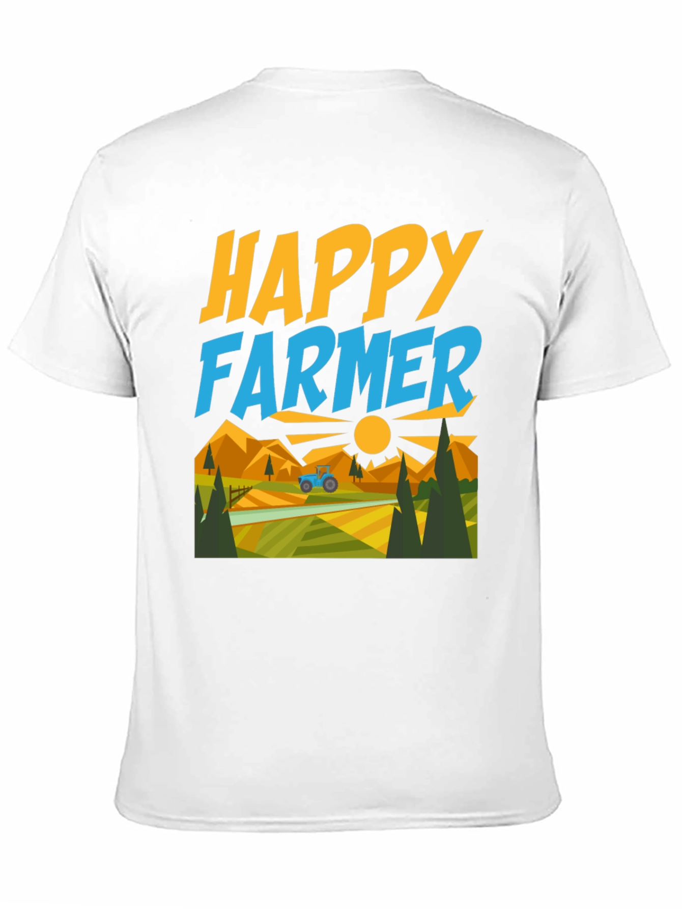 Happy Farmer Graphic T-Shirt - Farm Life Tee