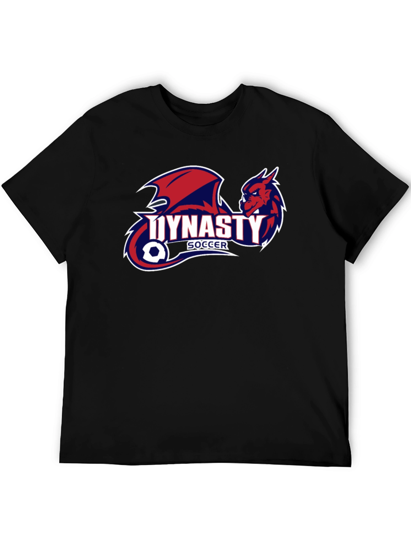 Dynasty Soccer Graphic Tee - Black