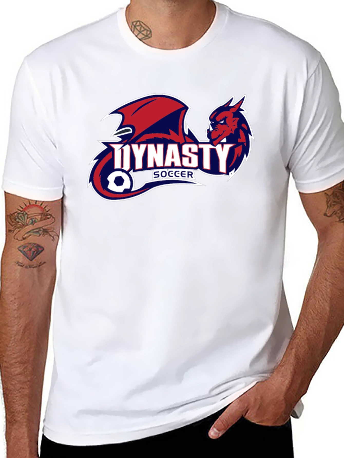 Dynasty Soccer Graphic Tee - Black