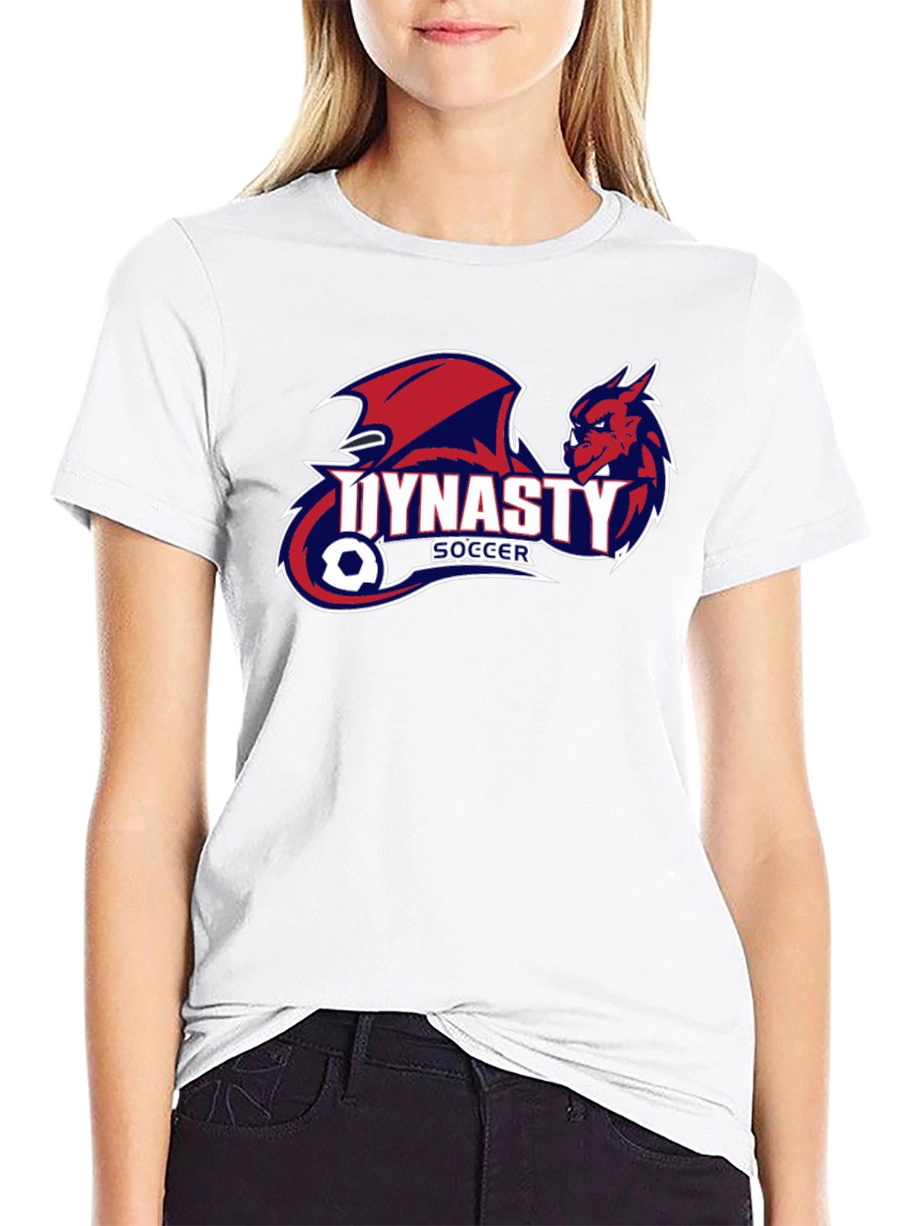 Dynasty Soccer Graphic Tee - Black