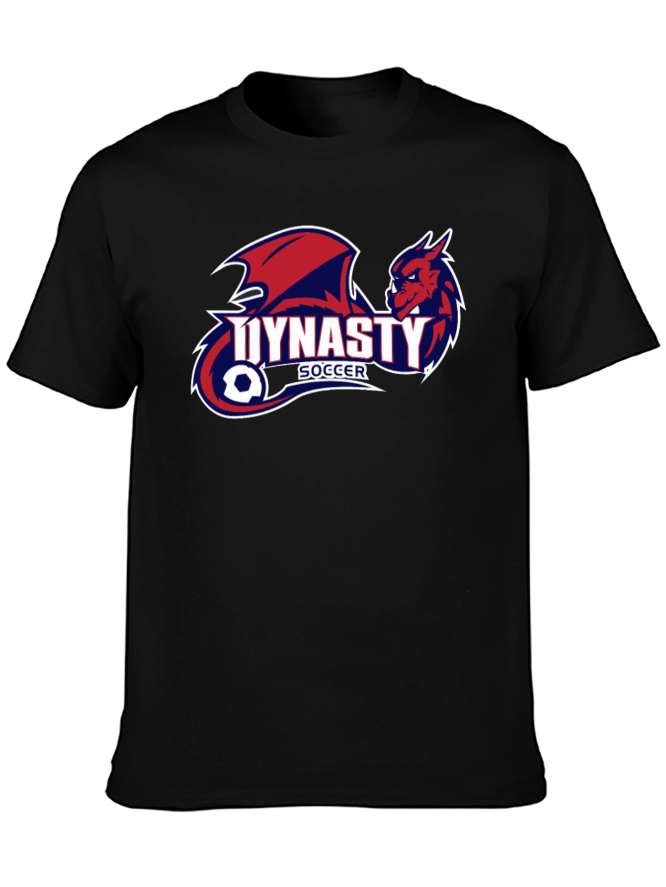 Dynasty Soccer Graphic Tee - Black
