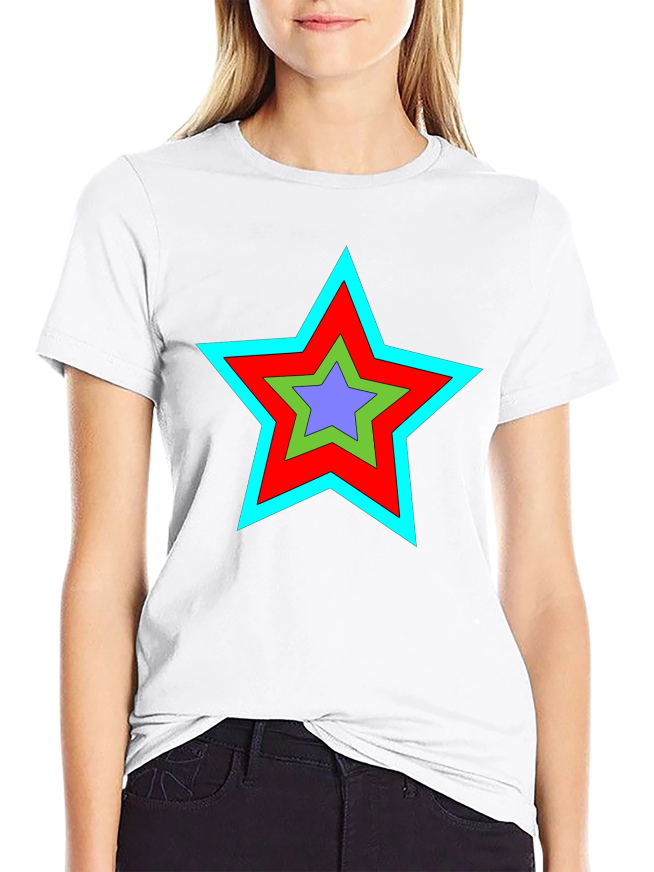 Star Graphic Black T-Shirt