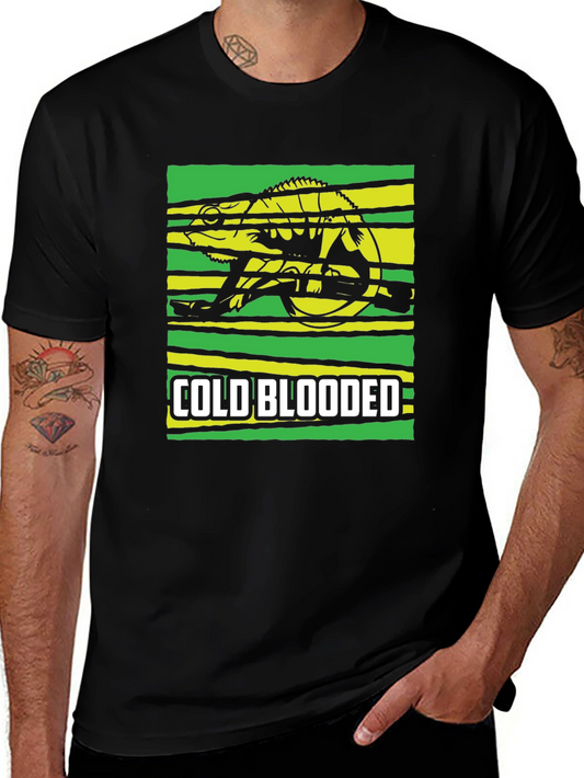 Cold Blooded Chameleon Graphic T-Shirt