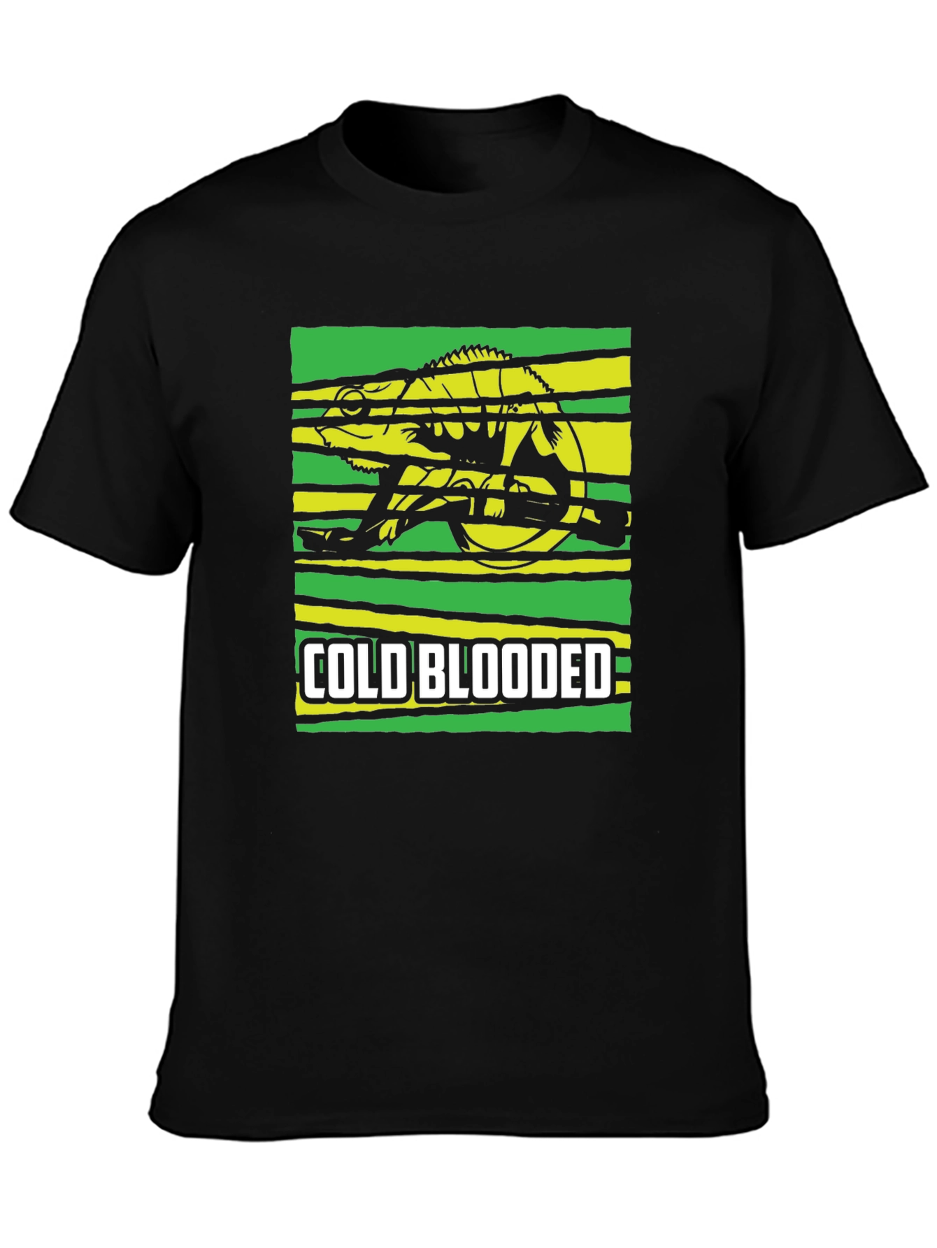 Cold Blooded Chameleon Graphic T-Shirt
