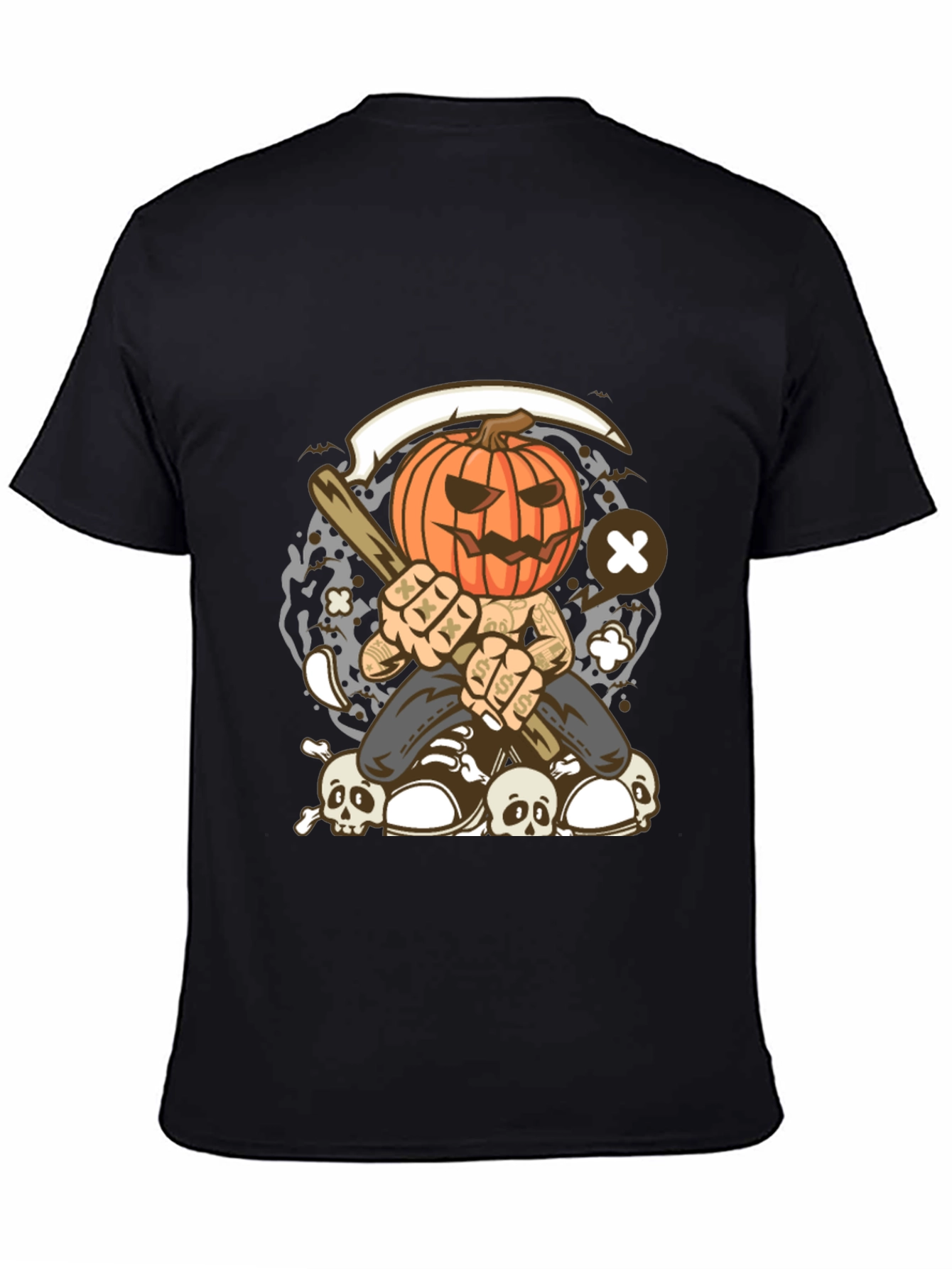 Pumpkin Head Halloween T-Shirt