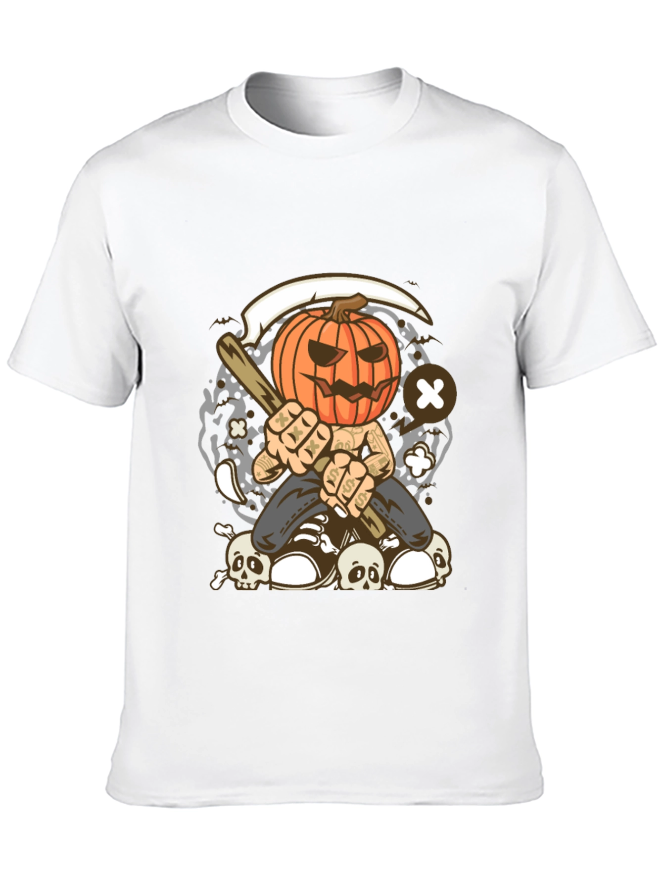 Pumpkin Head Halloween T-Shirt