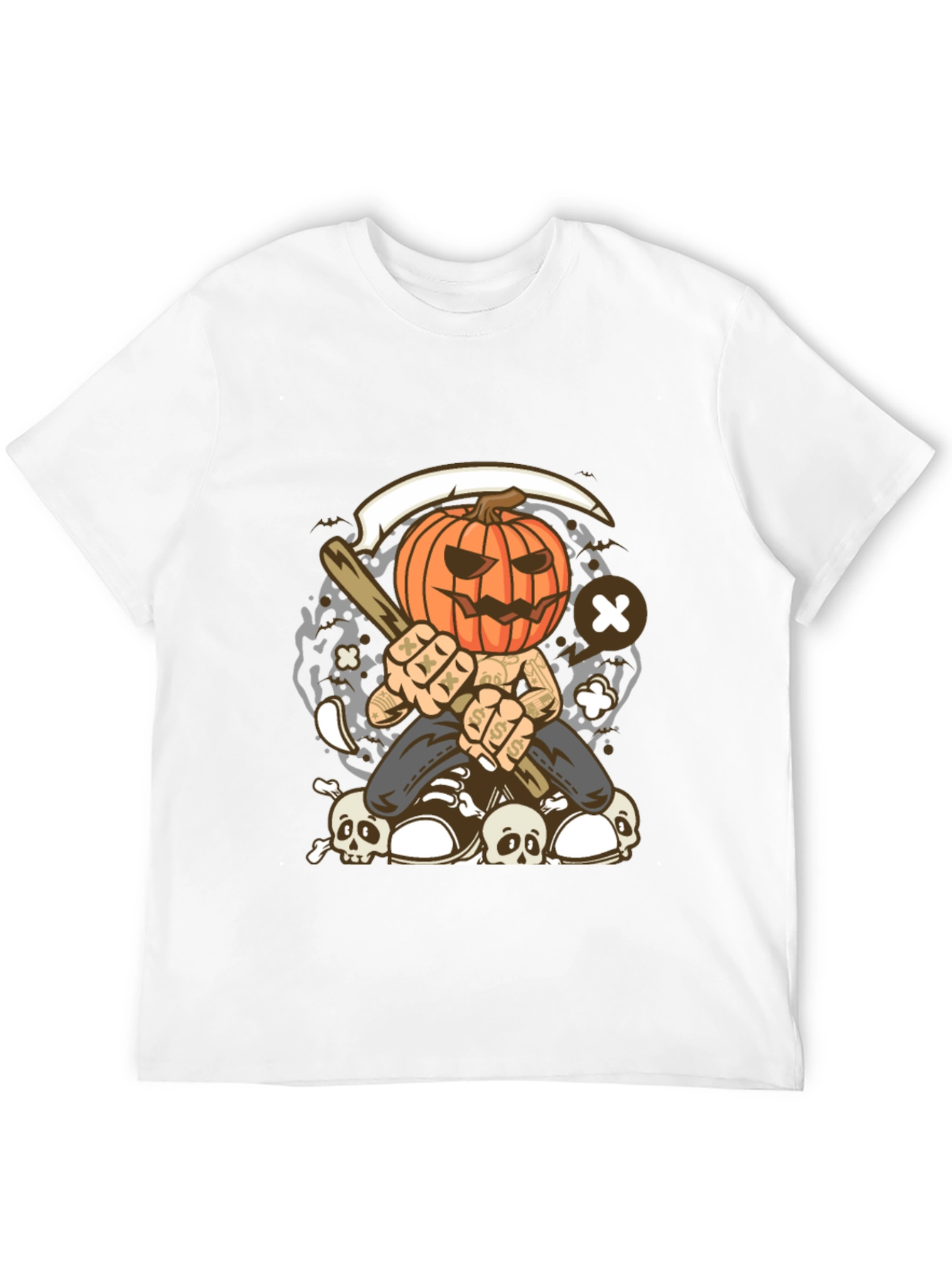 Pumpkin Head Halloween T-Shirt