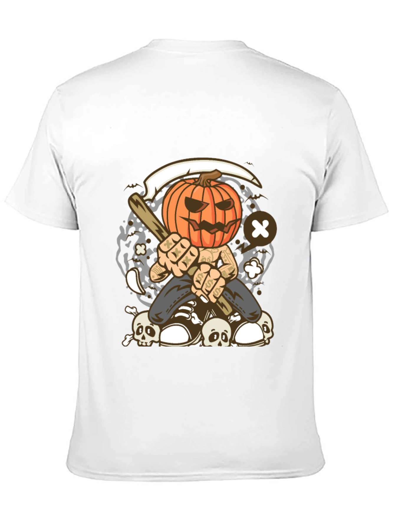 Pumpkin Head Halloween T-Shirt