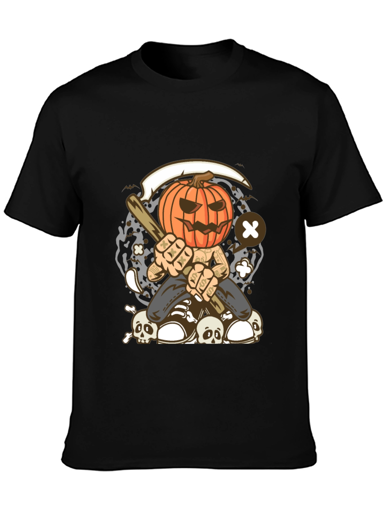 Pumpkin Head Halloween T-Shirt