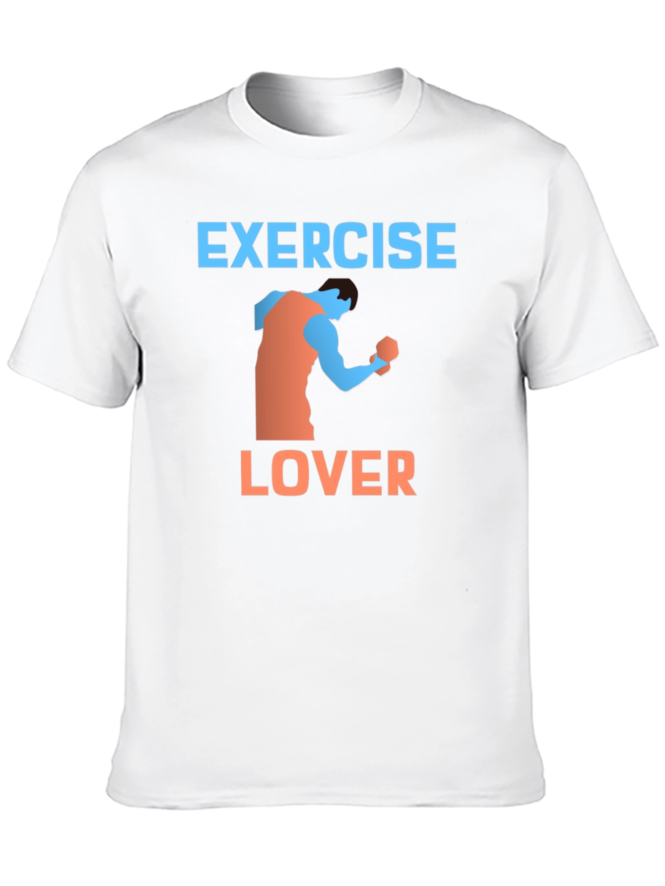 Exercise Lover Graphic Tee - Black