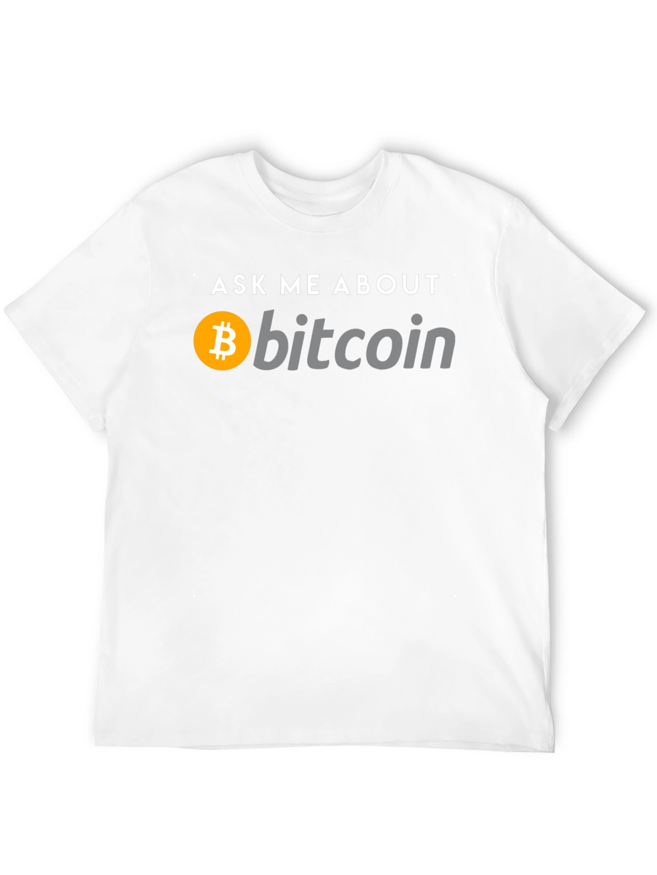 Ask Me About Bitcoin Black T-Shirt