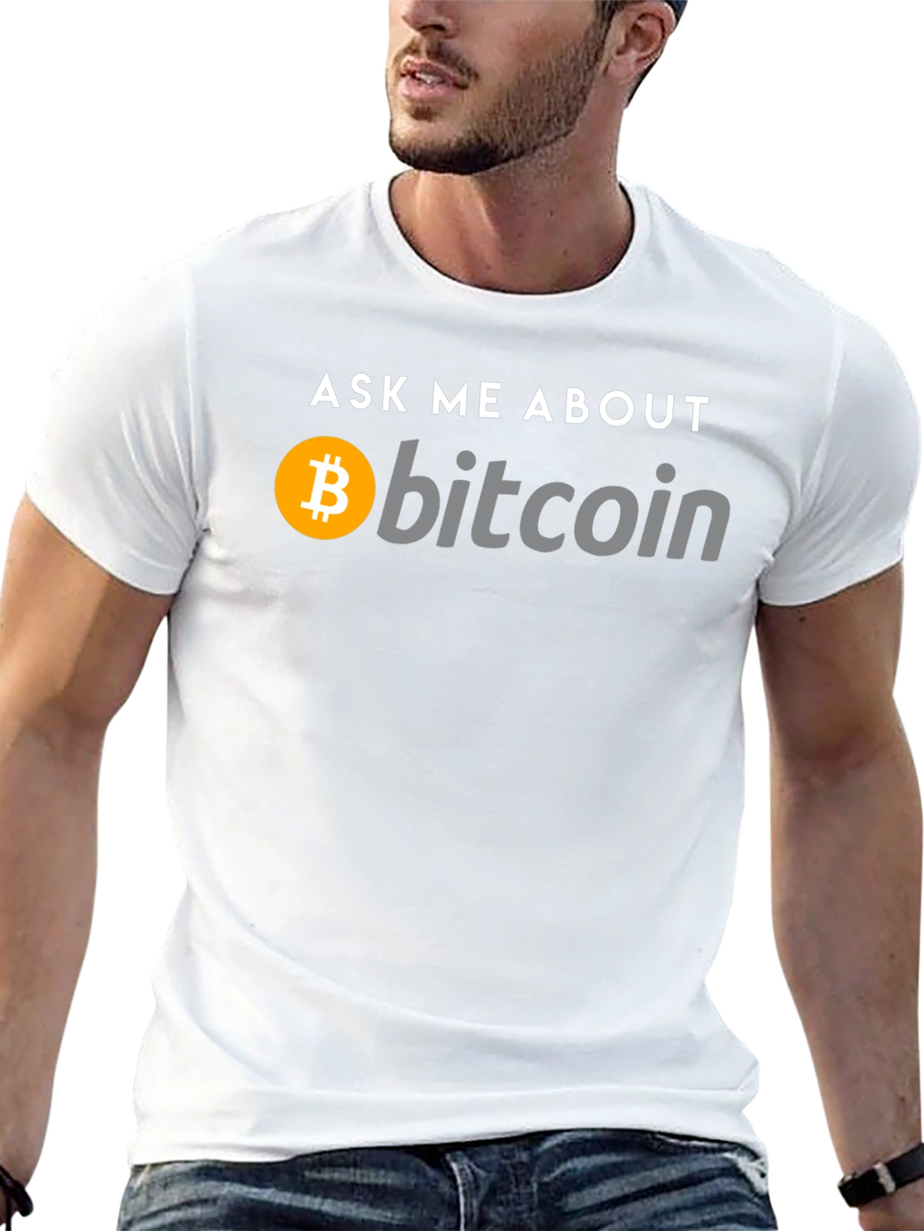 Ask Me About Bitcoin Black T-Shirt