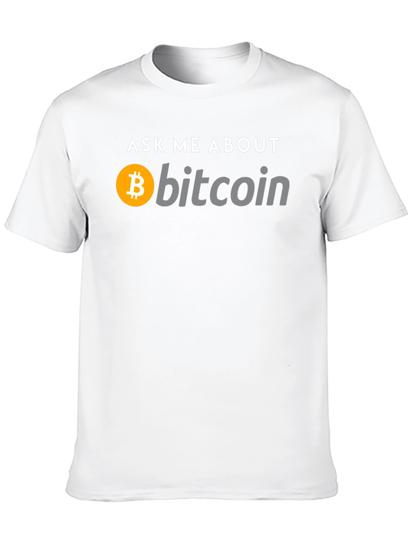 Ask Me About Bitcoin Black T-Shirt