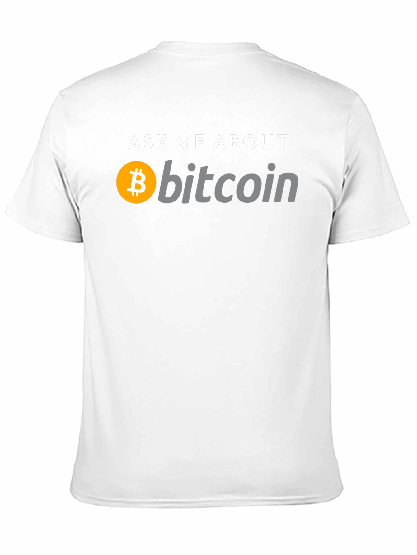 Ask Me About Bitcoin Black T-Shirt