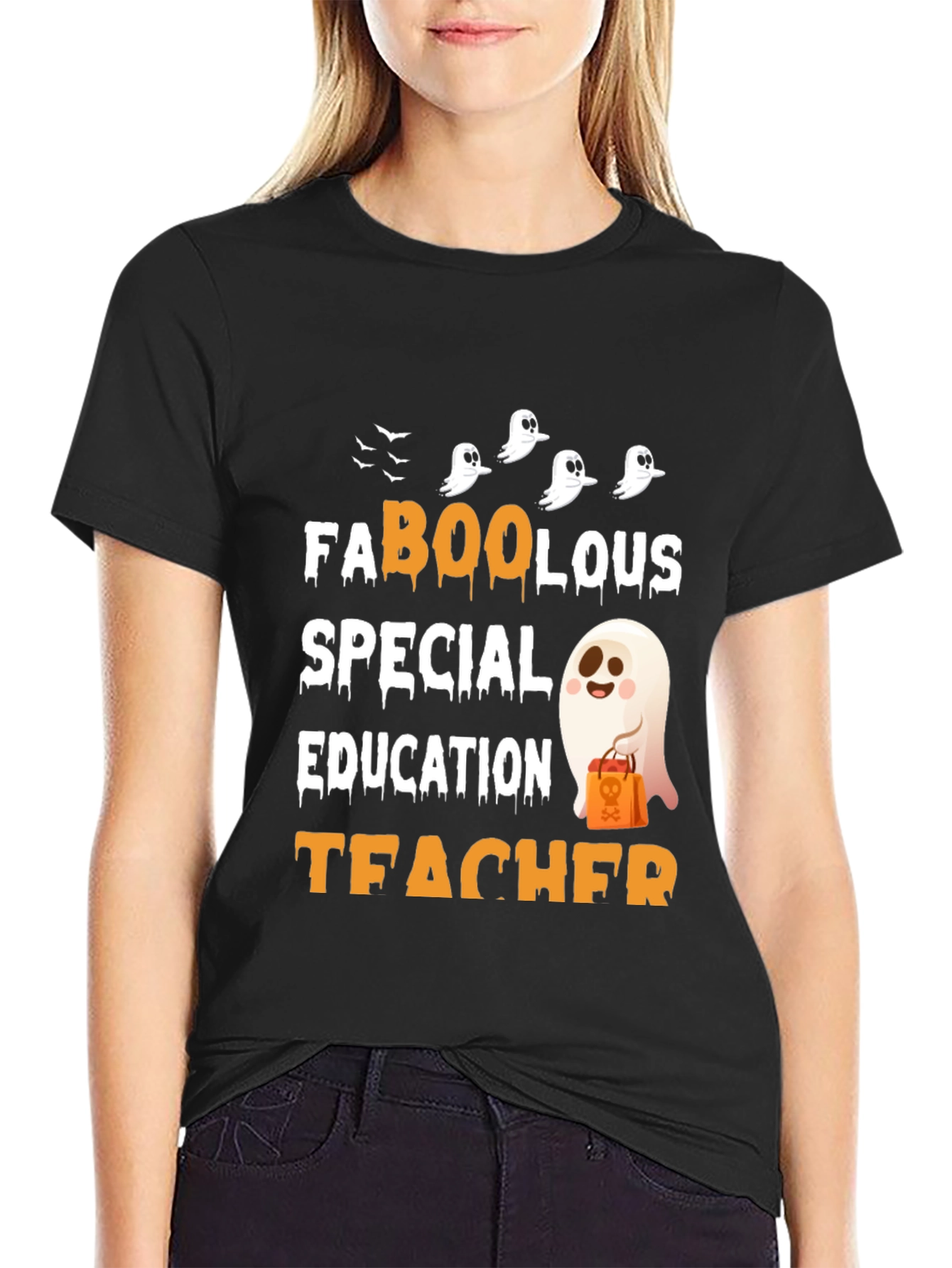 Fabulous Special Education Teacher Halloween T-Shirt