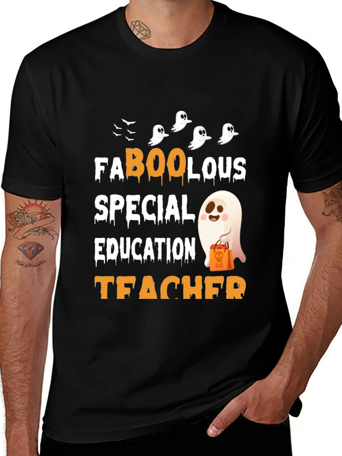 Fabulous Special Education Teacher Halloween T-Shirt