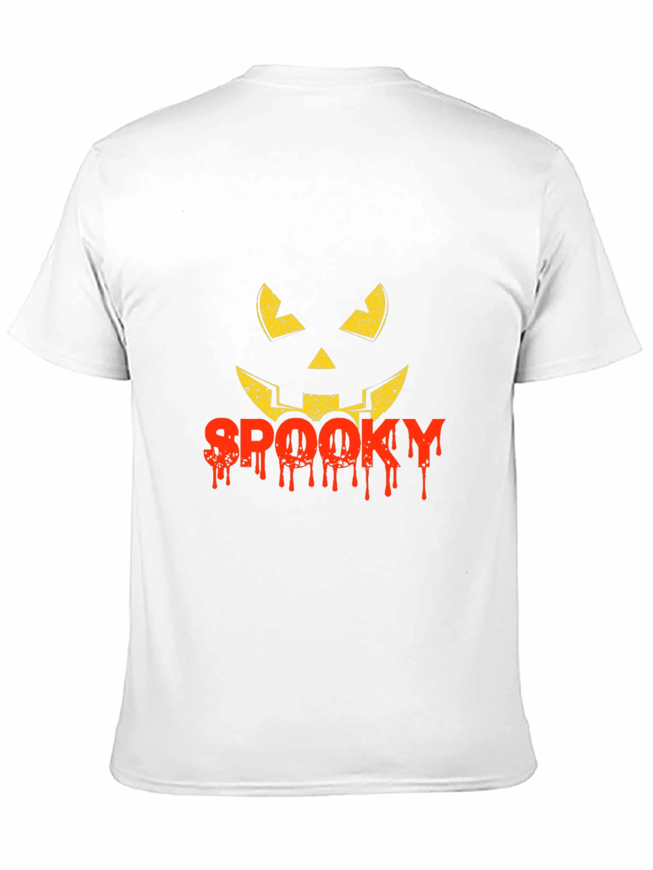Spooky Halloween Pumpkin Face Graphic Tee