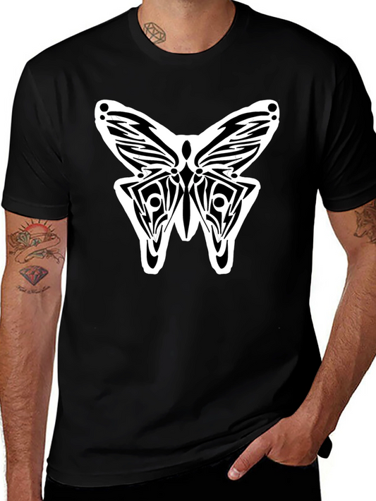 Butterfly Graphic Black T-Shirt | Unique Design
