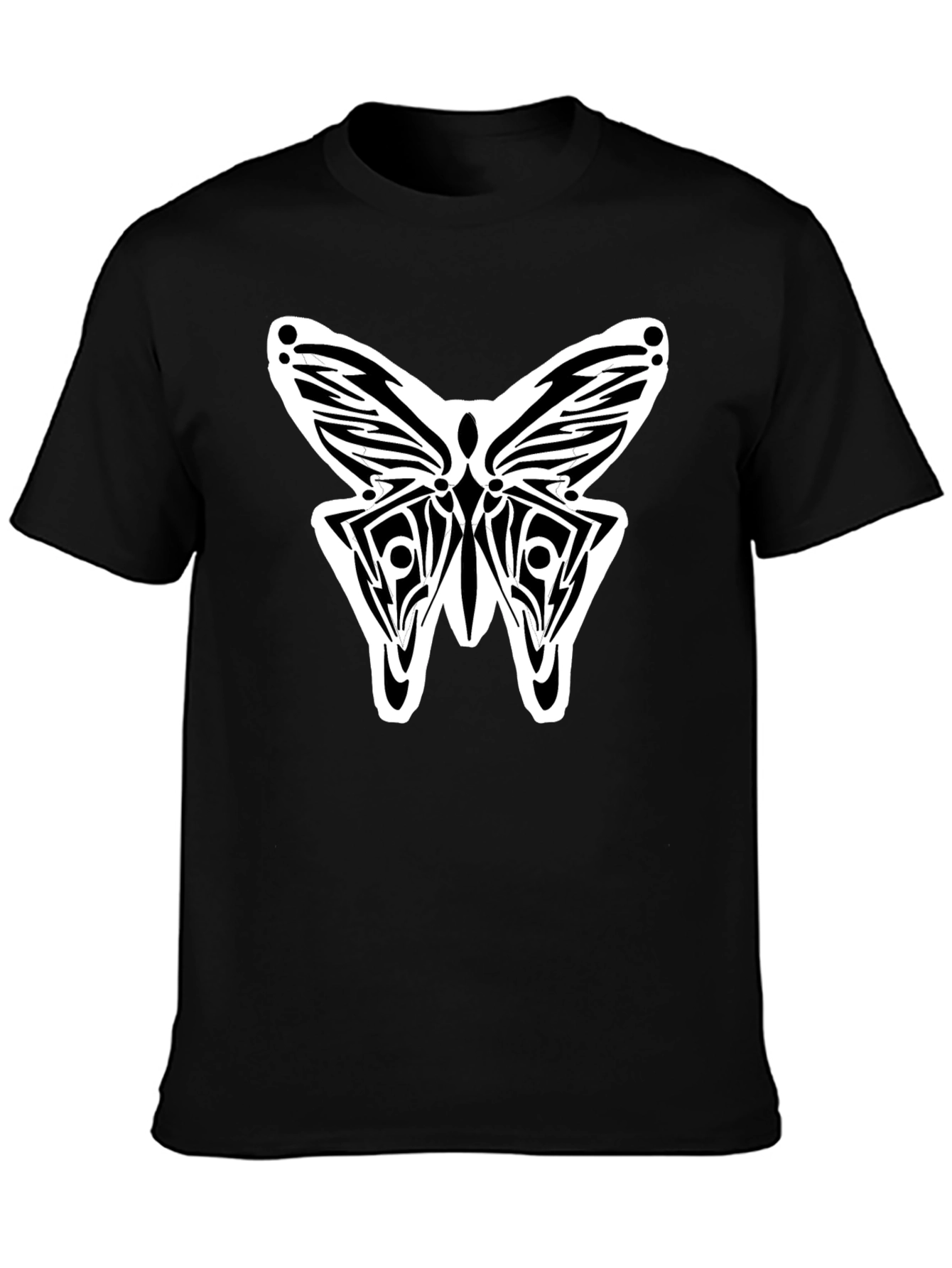 Butterfly Graphic Black T-Shirt | Unique Design