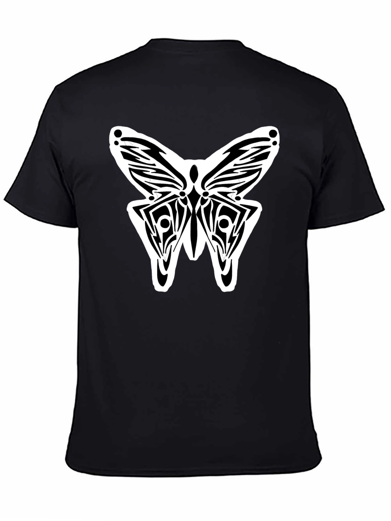 Butterfly Graphic Black T-Shirt | Unique Design