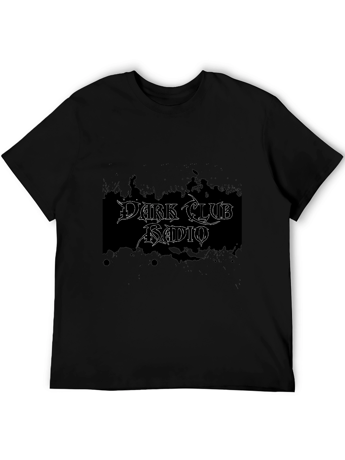Dark Club Radio Black Graphic Tee