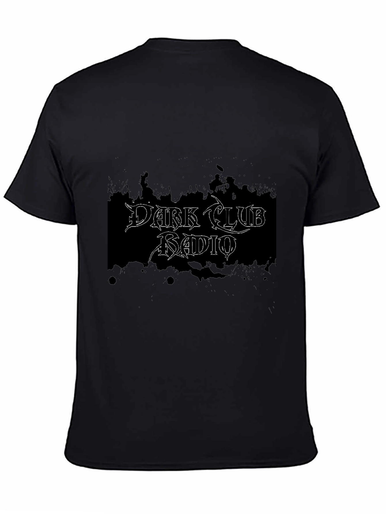 Dark Club Radio Black Graphic Tee