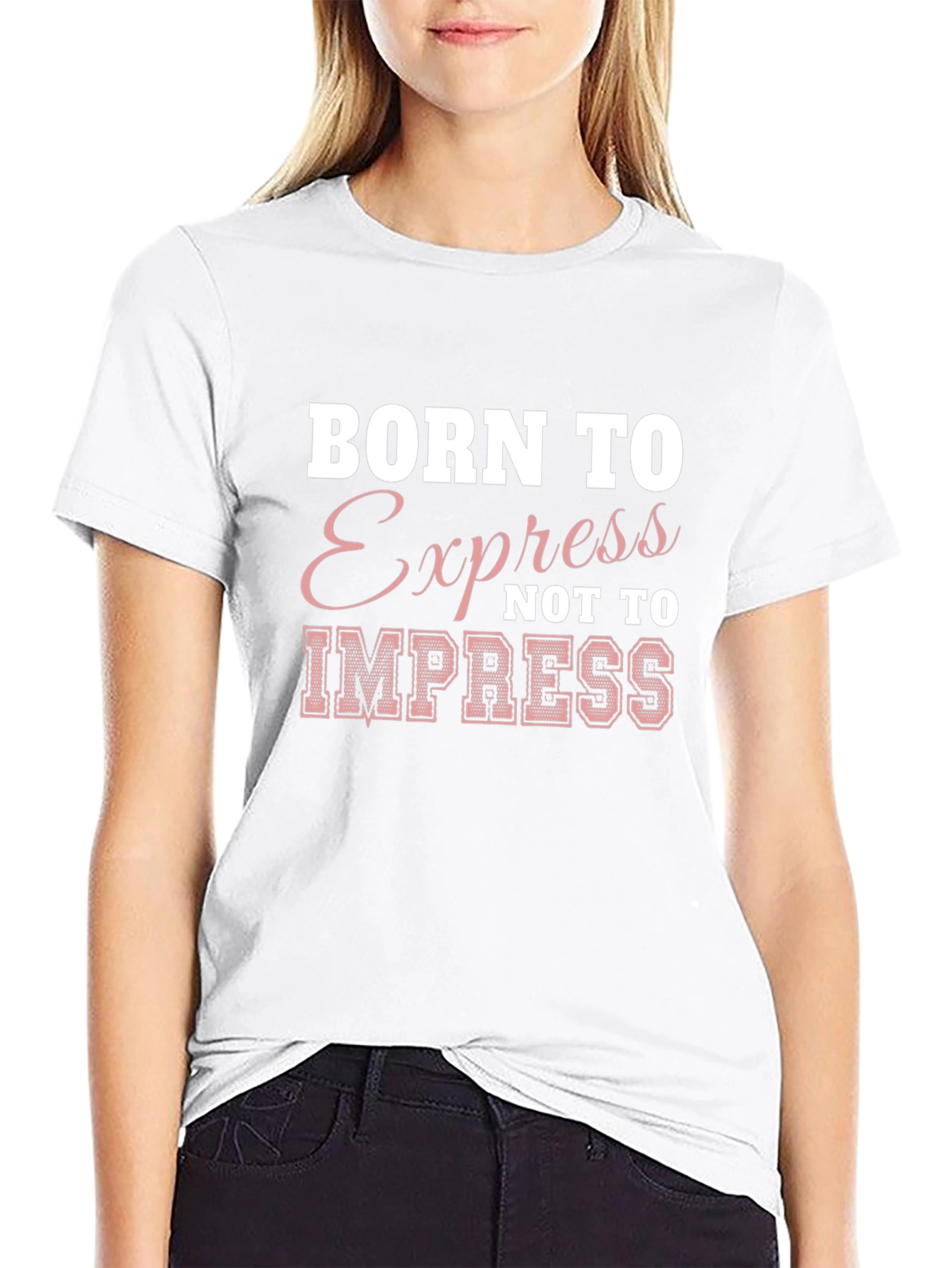 Born to Express Graphic T-Shirt - Black