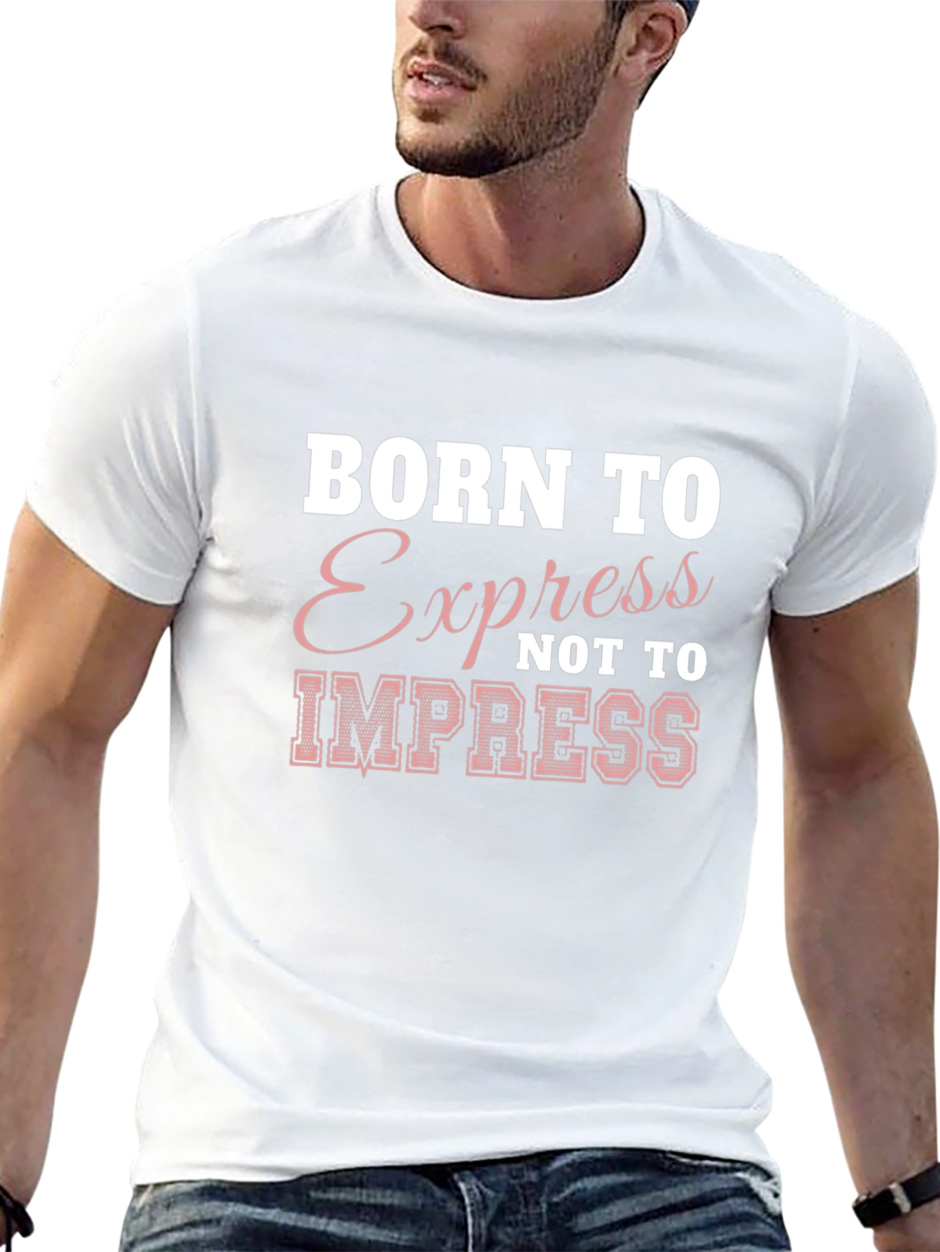 Born to Express Graphic T-Shirt - Black
