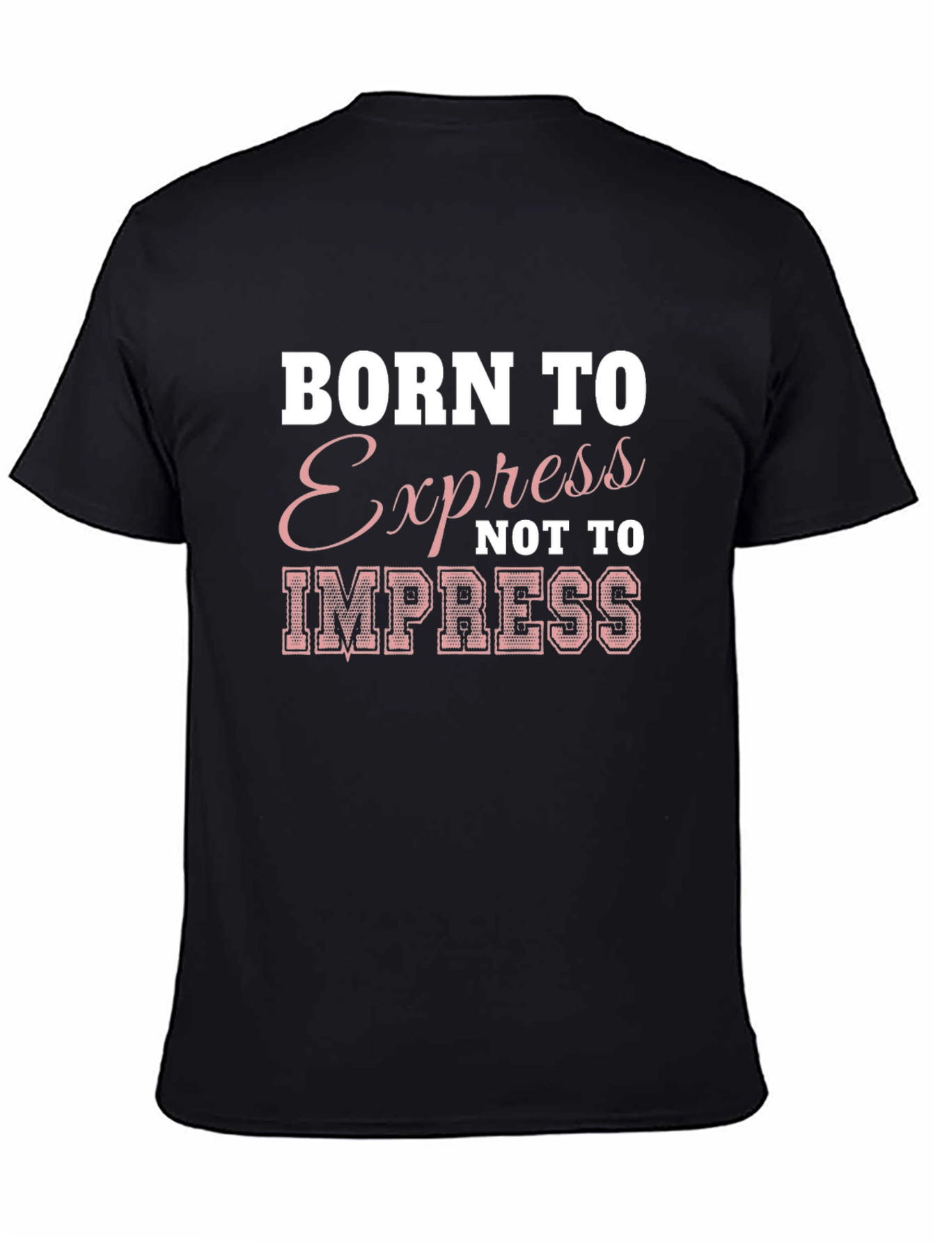 Born to Express Graphic T-Shirt - Black