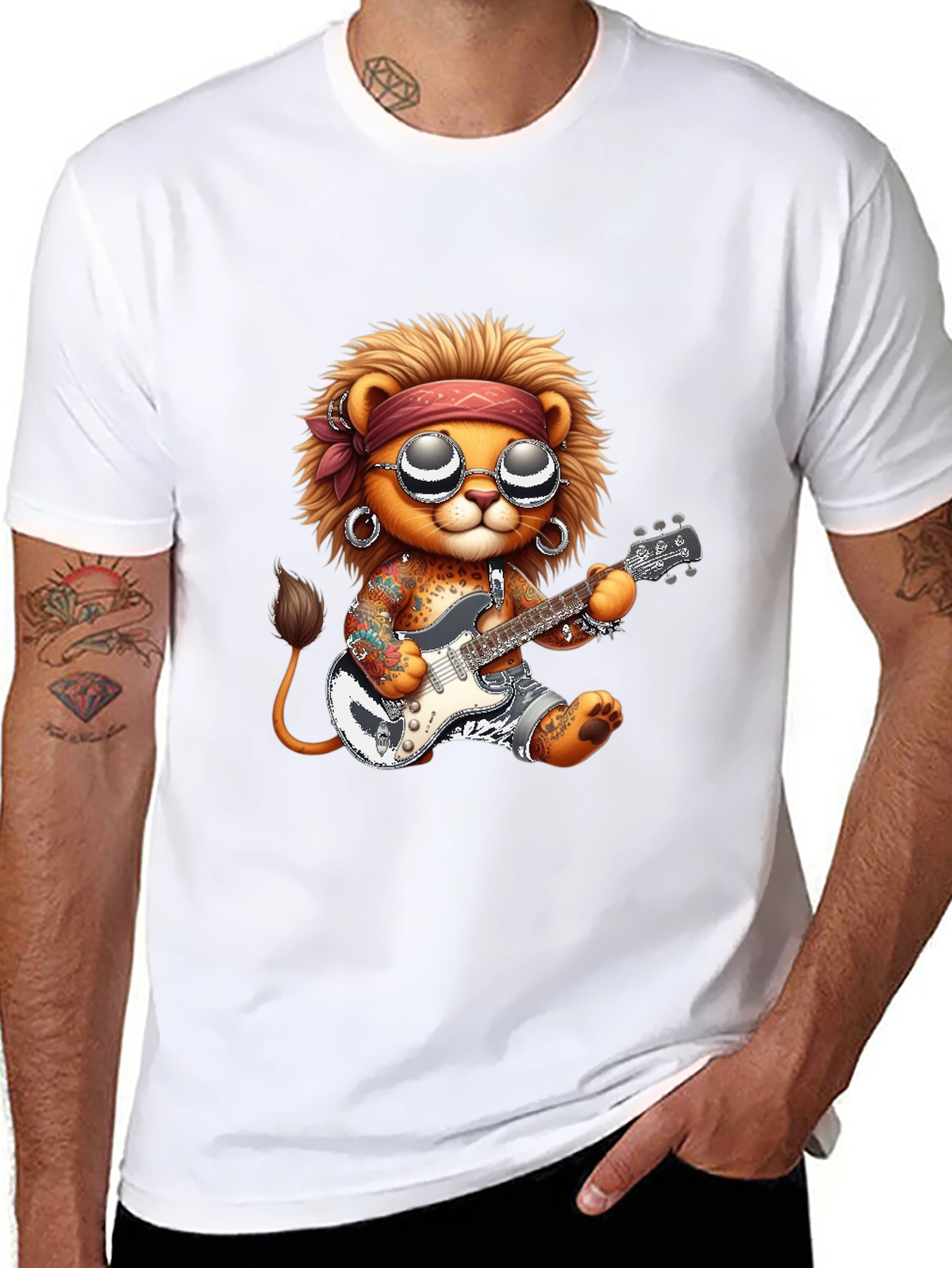 Rockin Lion Graphic Tee