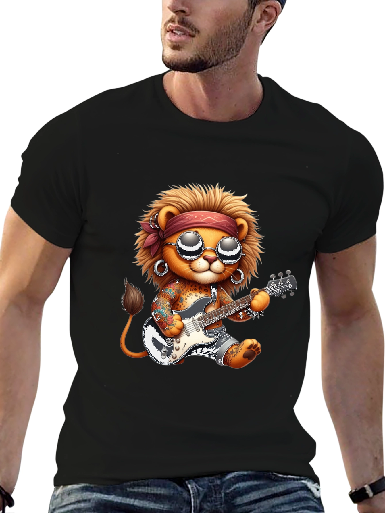 Rockin Lion Graphic Tee