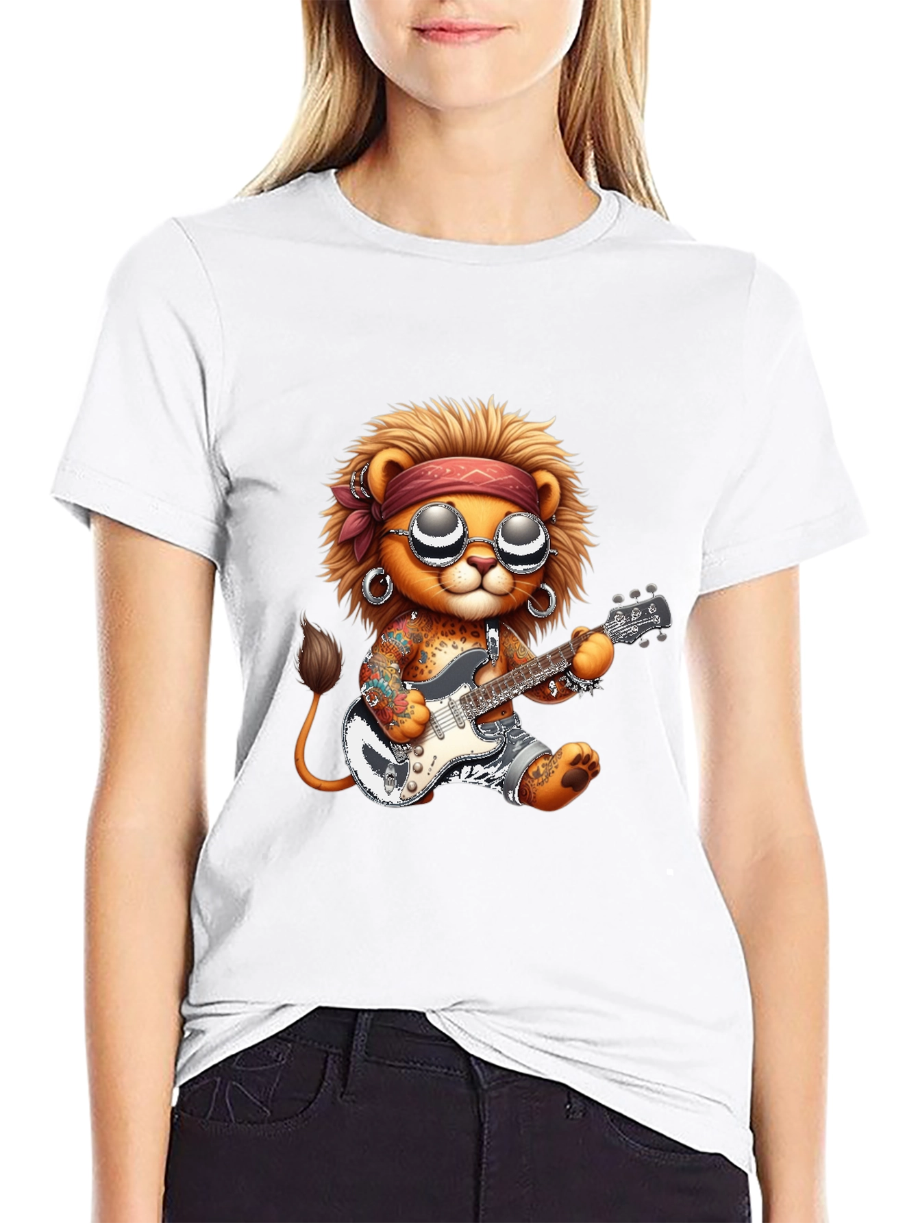 Rockin Lion Graphic Tee