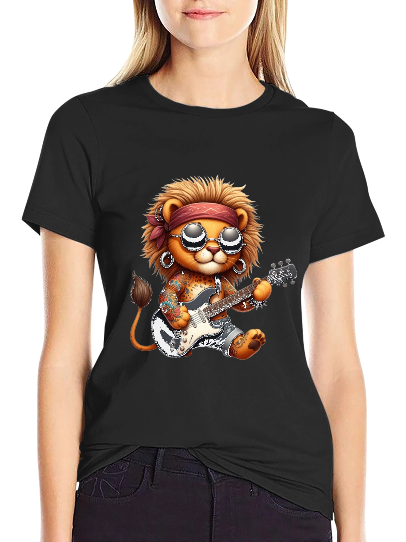 Rockin Lion Graphic Tee