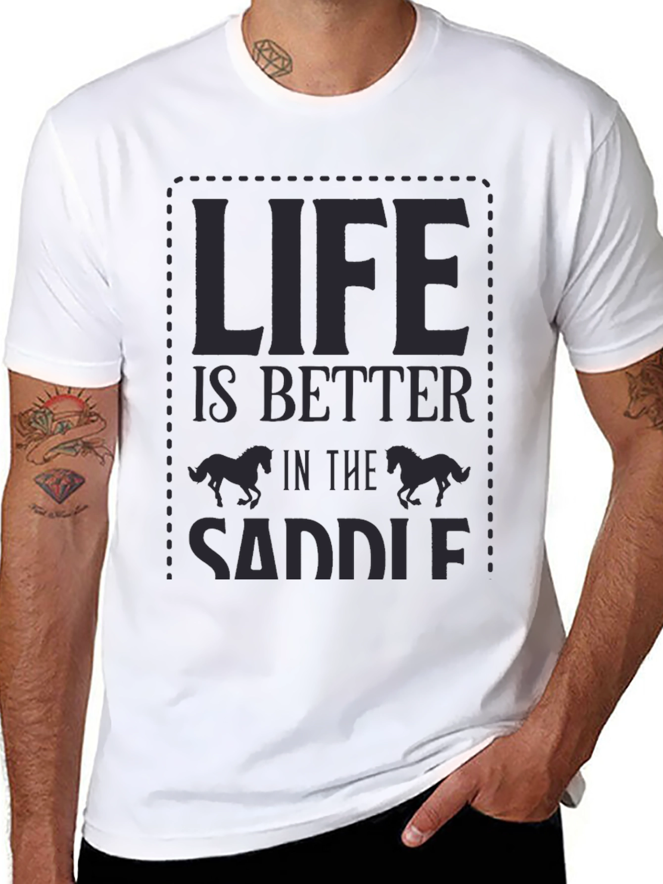 Life is Better in the Saddle Graphic Tee