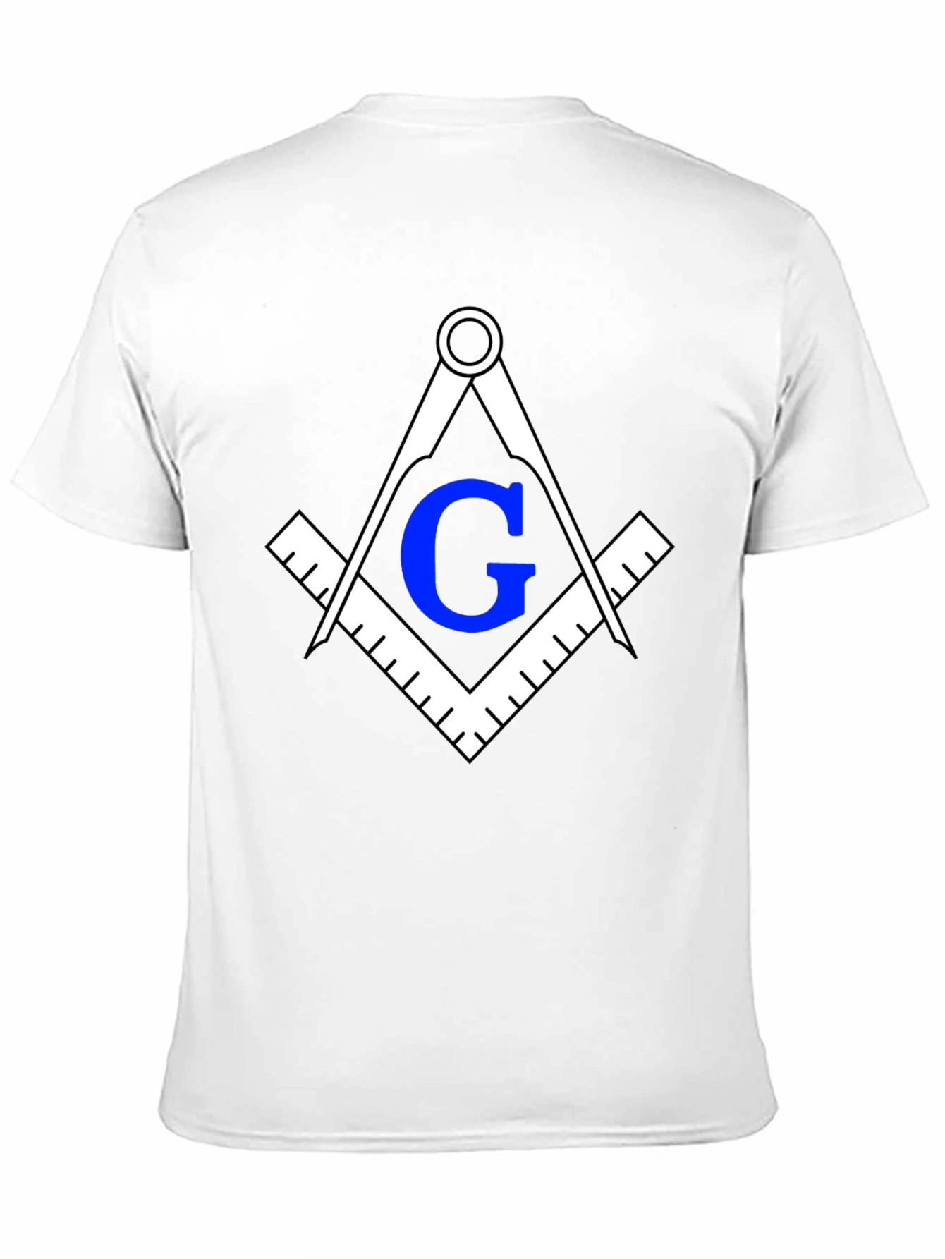 Masonic Square & Compasses T-Shirt - Black