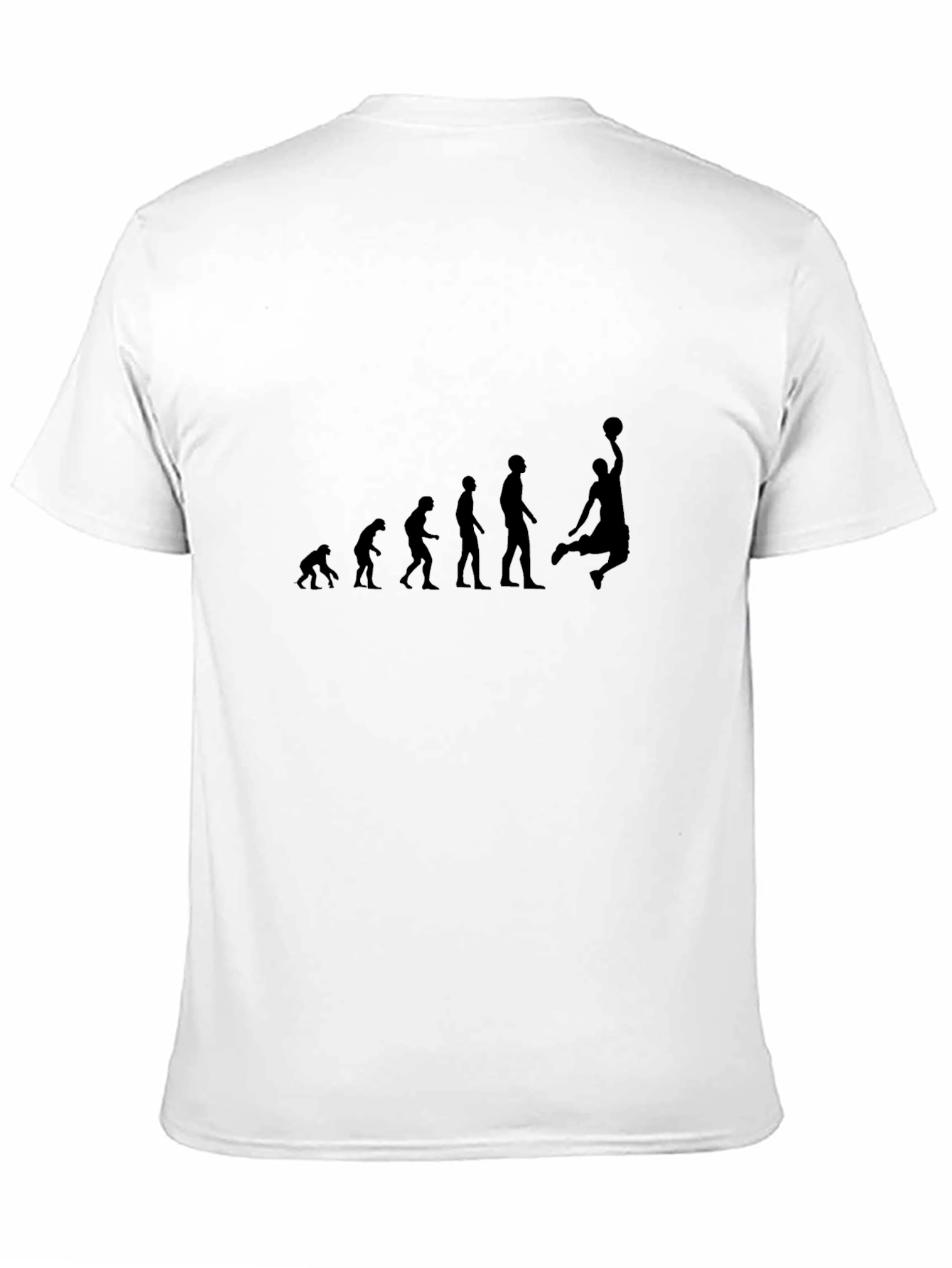 Evolution of Basketball Black T-Shirt