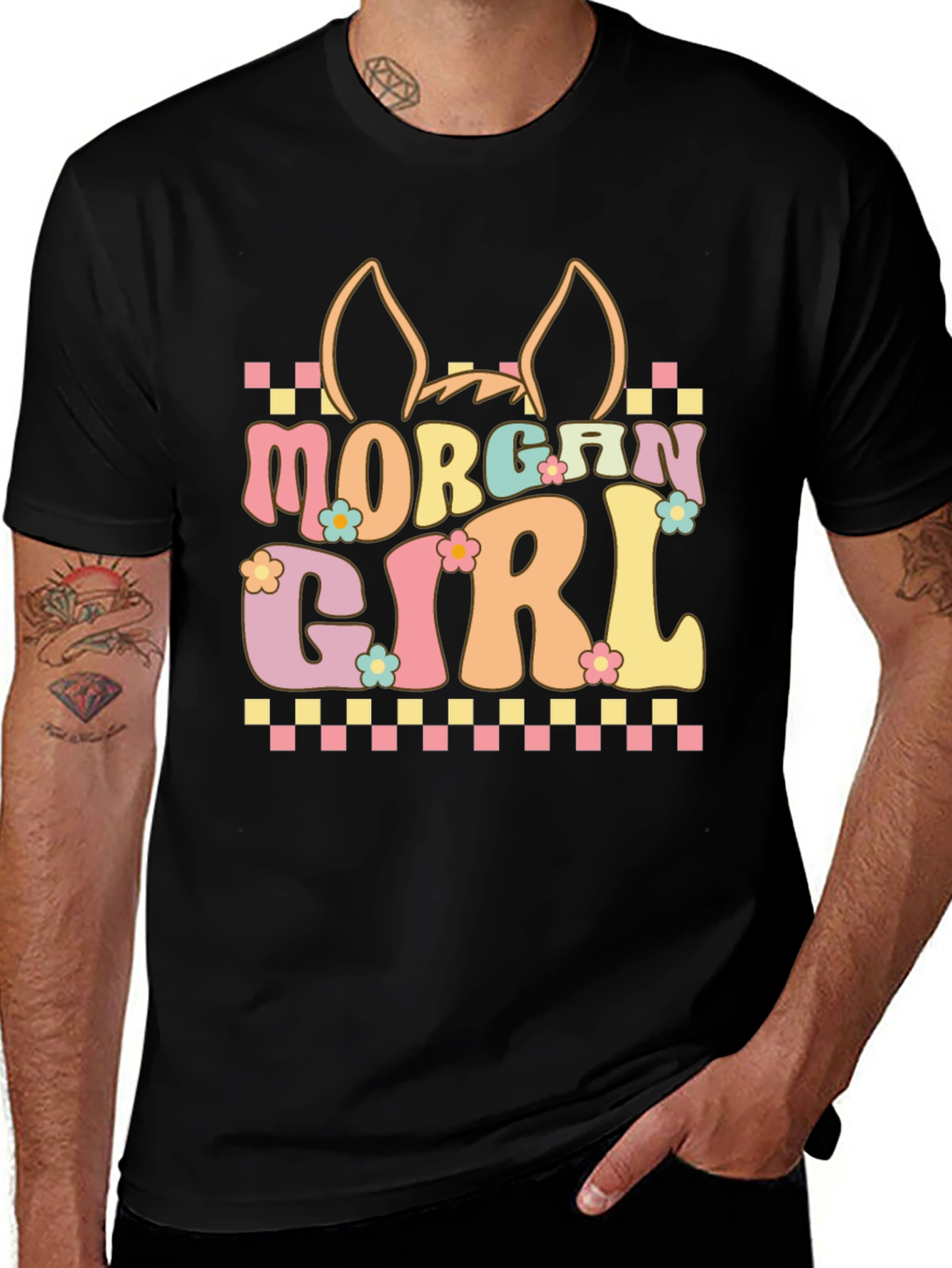 Morgan Girl Horse Lover Tee