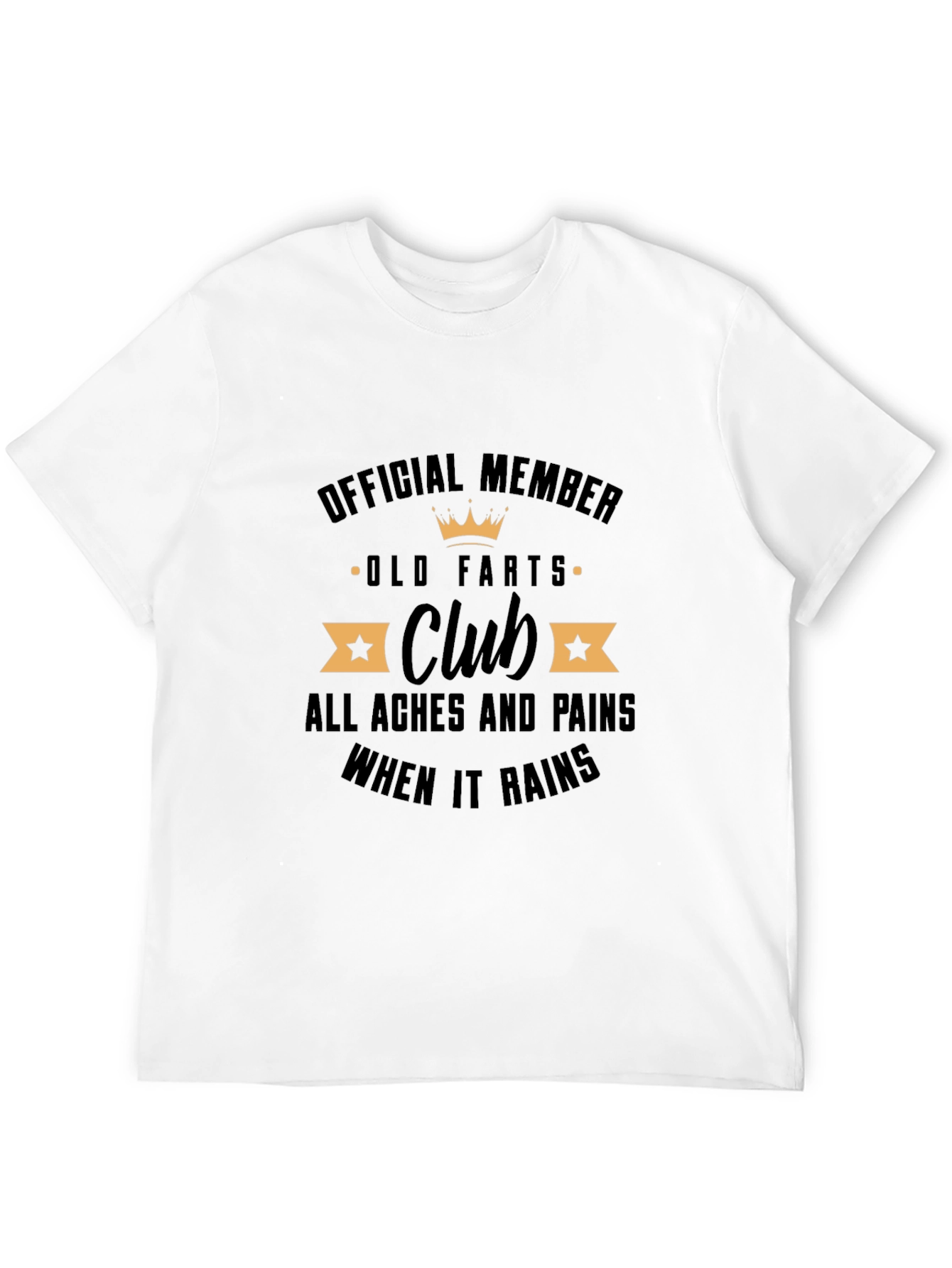 Official Old Farts Club Black T-Shirt
