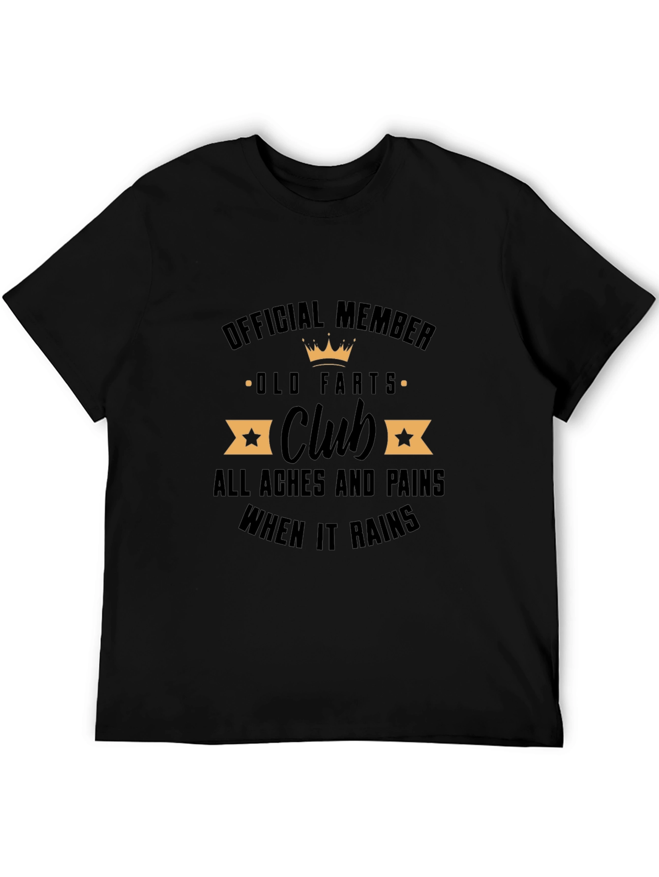 Official Old Farts Club Black T-Shirt