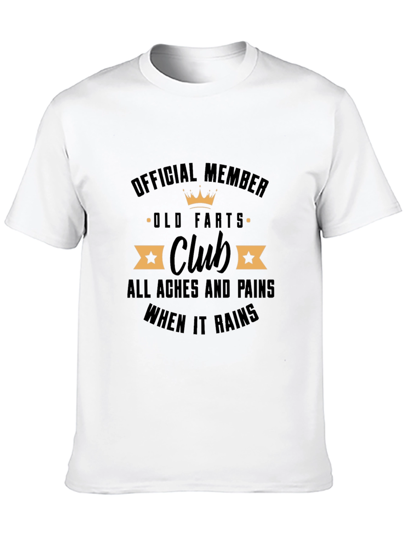 Official Old Farts Club Black T-Shirt