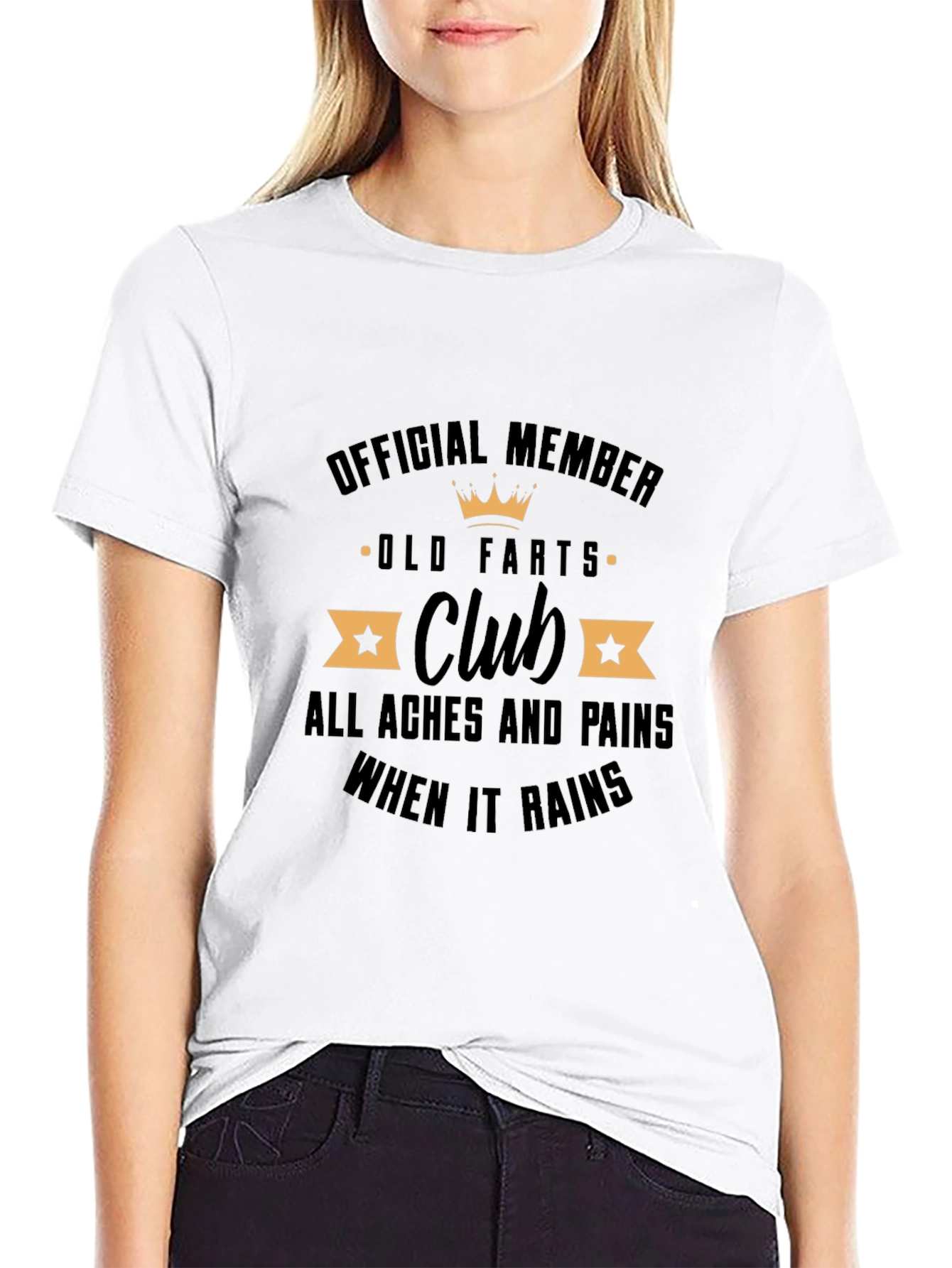 Official Old Farts Club Black T-Shirt