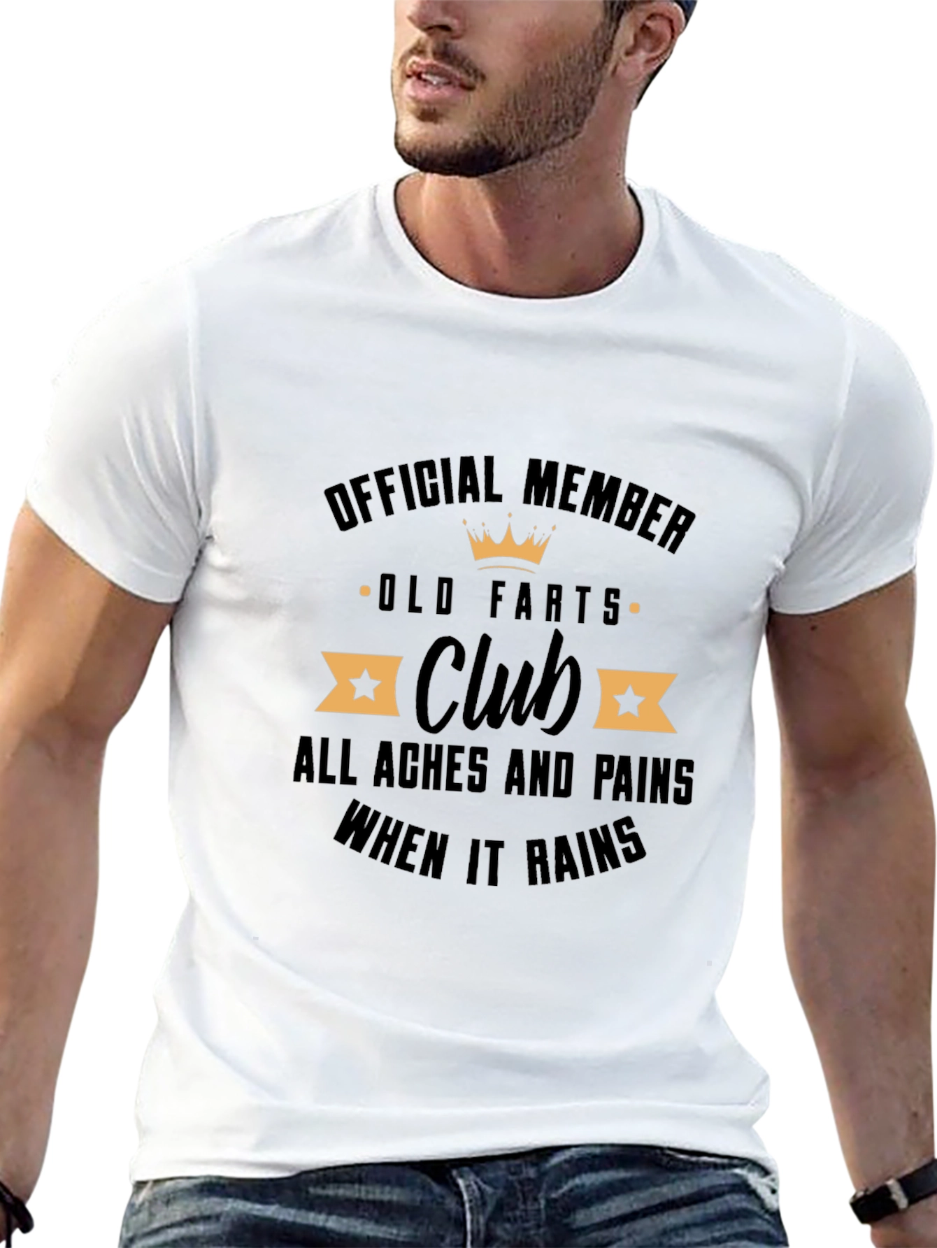 Official Old Farts Club Black T-Shirt