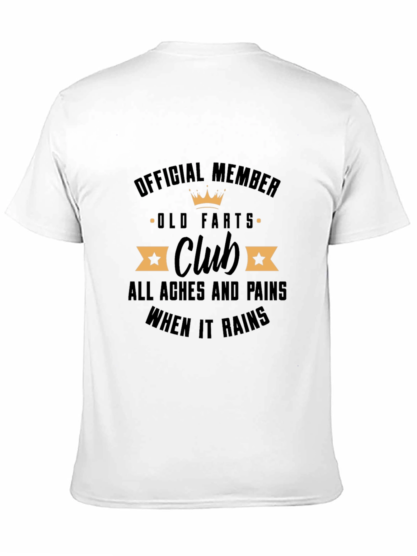 Official Old Farts Club Black T-Shirt