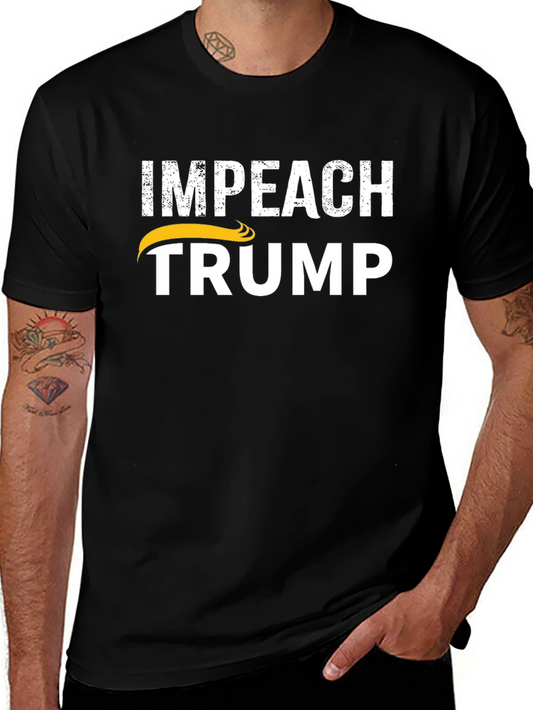 Impeach Trump Political Statement T-Shirt