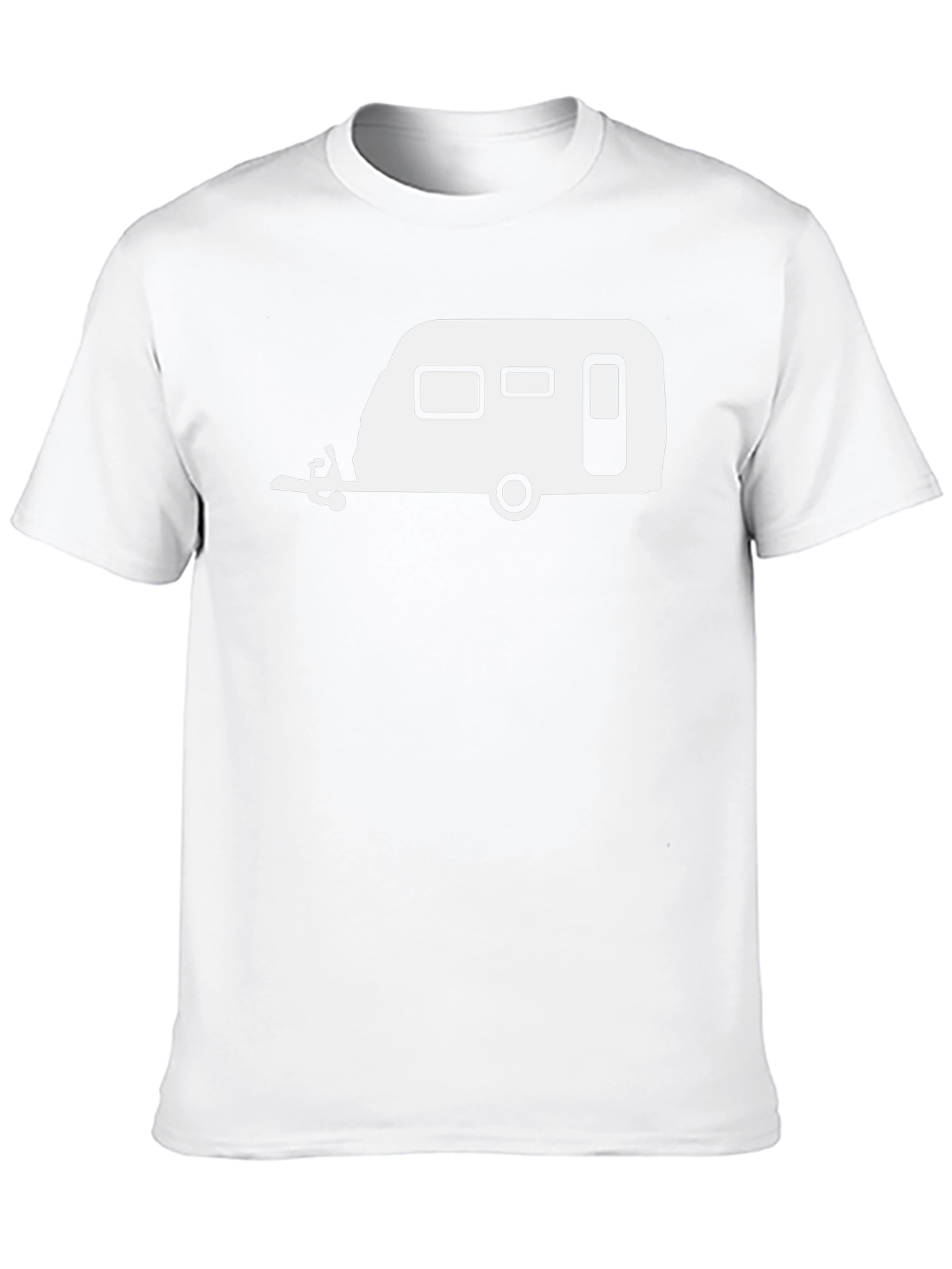 Camping Trailer Graphic Tee - Black