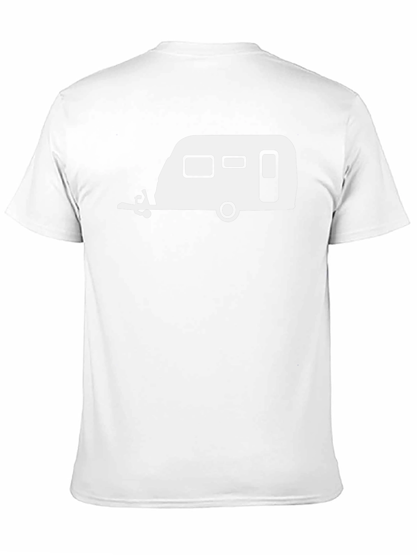 Camping Trailer Graphic Tee - Black