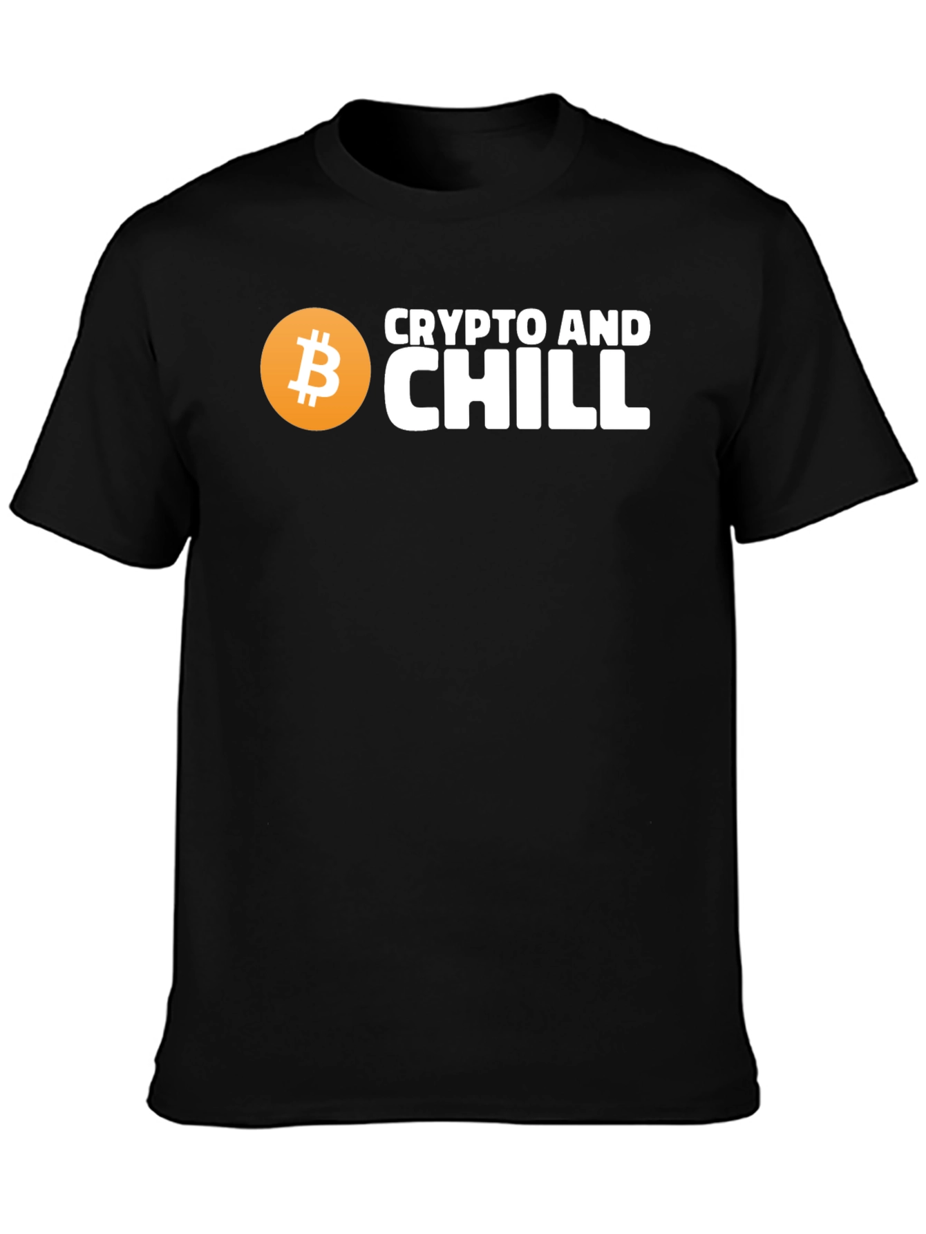 Crypto and Chill Black T-Shirt